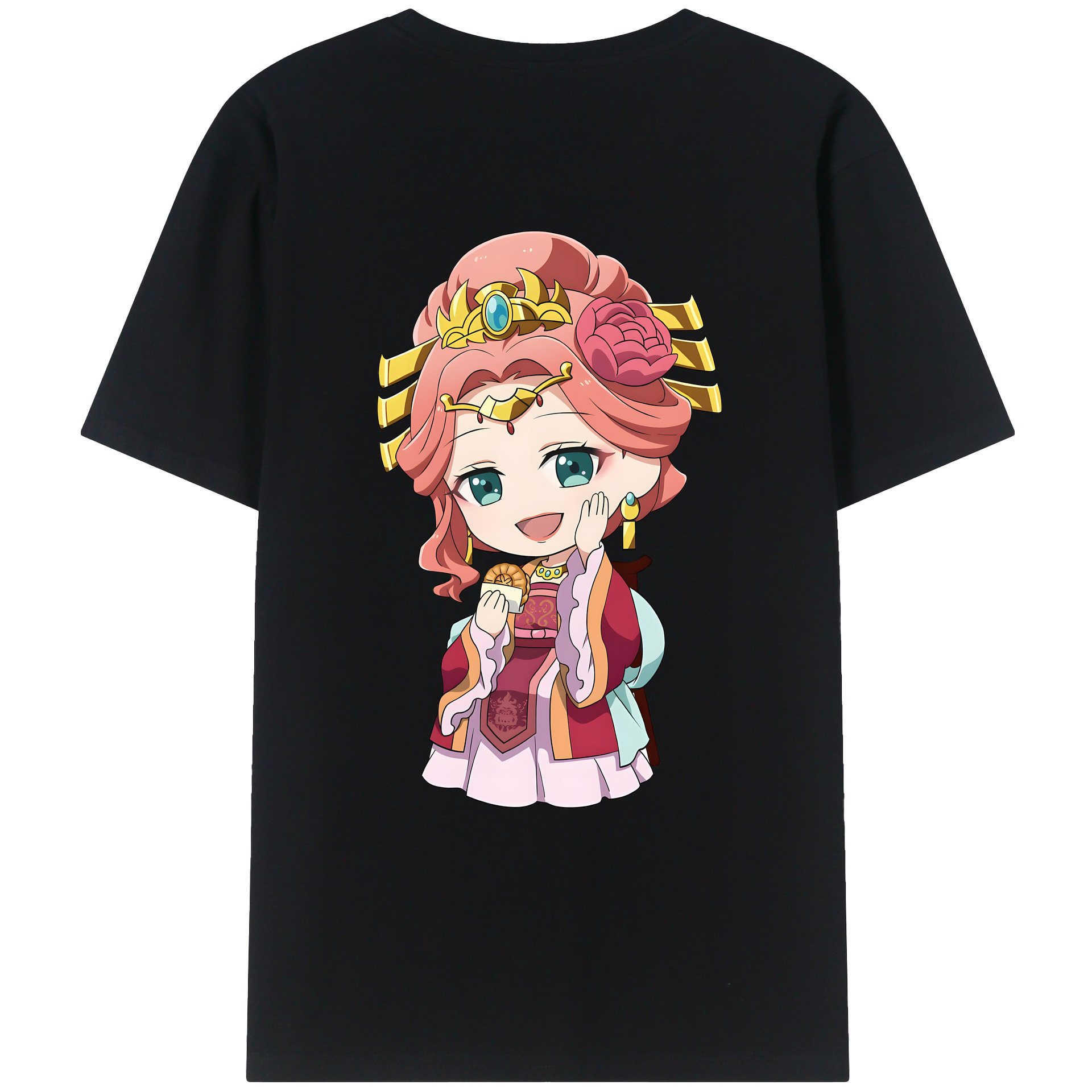 （画像用） 薬屋のひとりごと The Apothecary Diaries 綿100％ メンズ半袖Tシャツ（バックプリント） 通気性