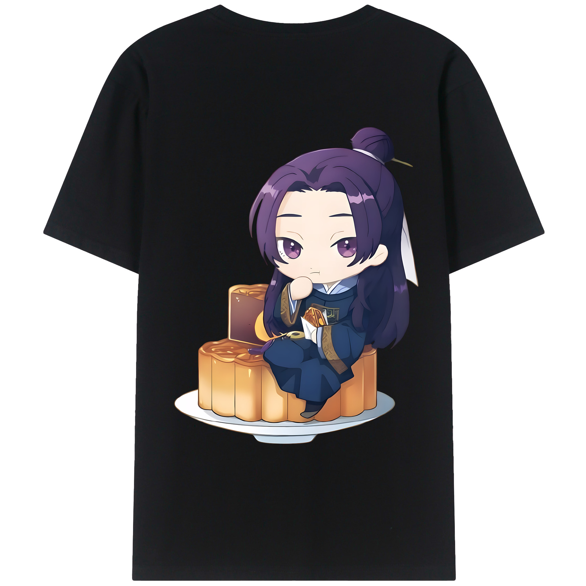 （画像用） 薬屋のひとりごと The Apothecary Diaries 綿100％ メンズ半袖Tシャツ（バックプリント） 通気性