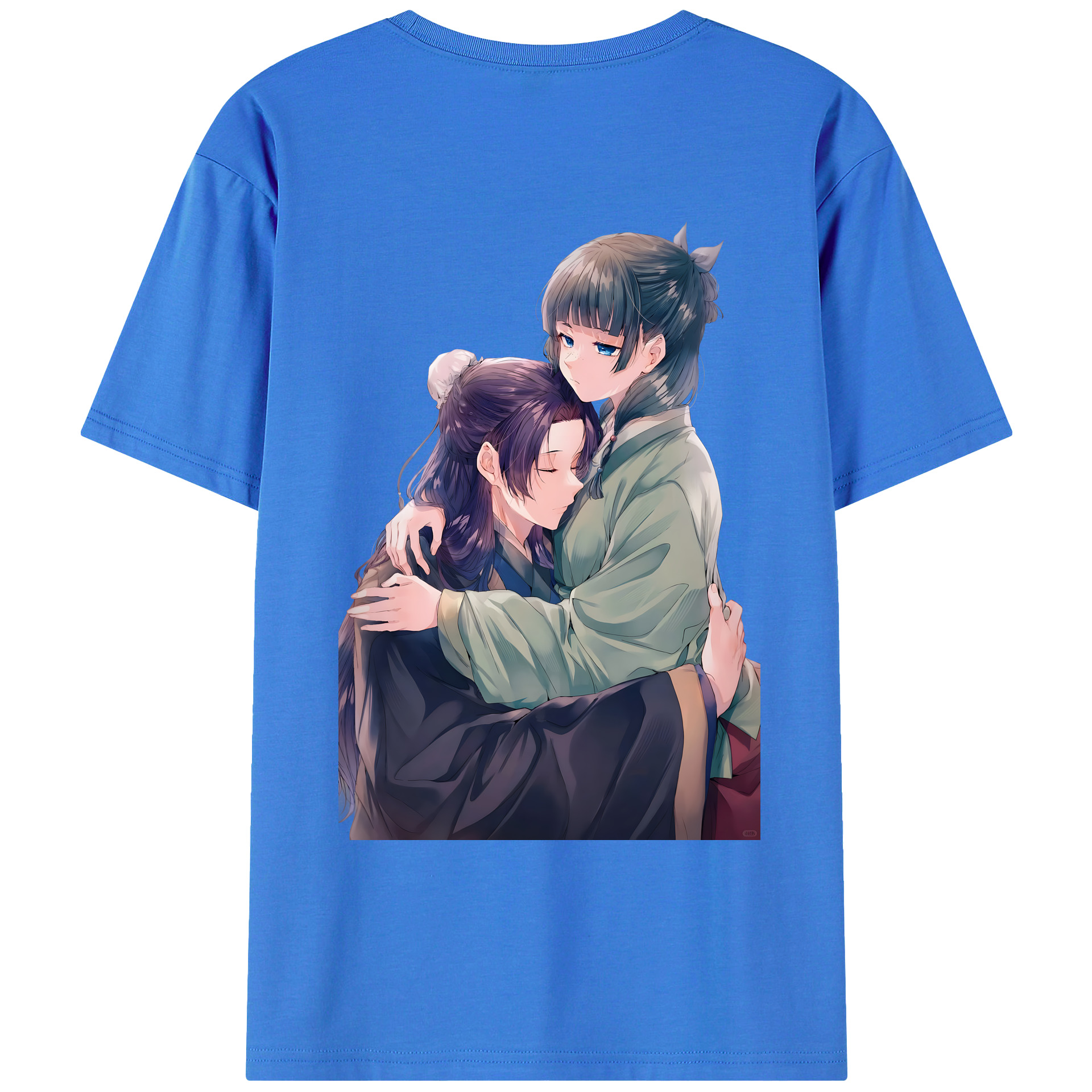 （画像用） 薬屋のひとりごと The Apothecary Diaries 綿100％ メンズ半袖Tシャツ（バックプリント） 通気性