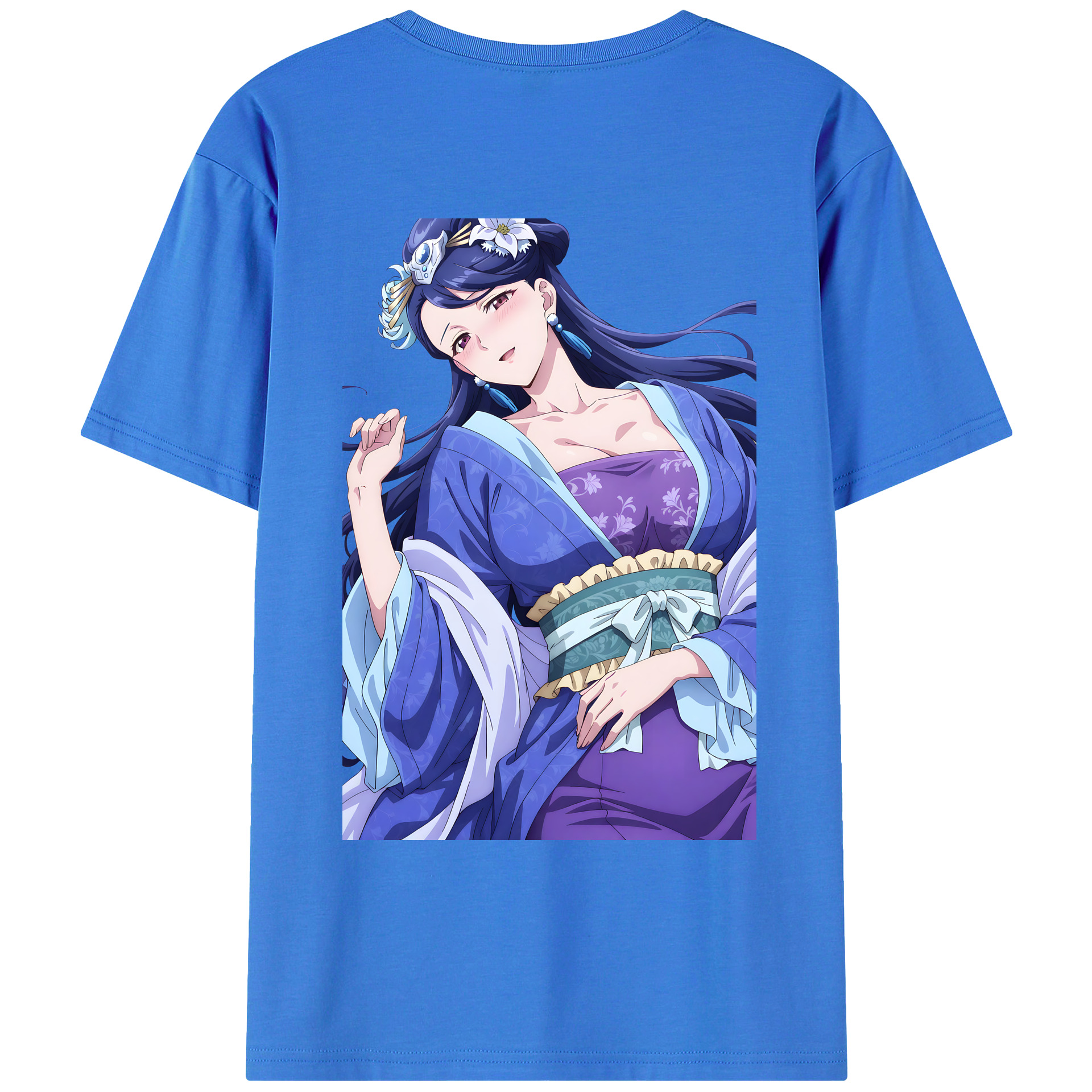（画像用） 薬屋のひとりごと The Apothecary Diaries 綿100％ メンズ半袖Tシャツ（バックプリント） 通気性