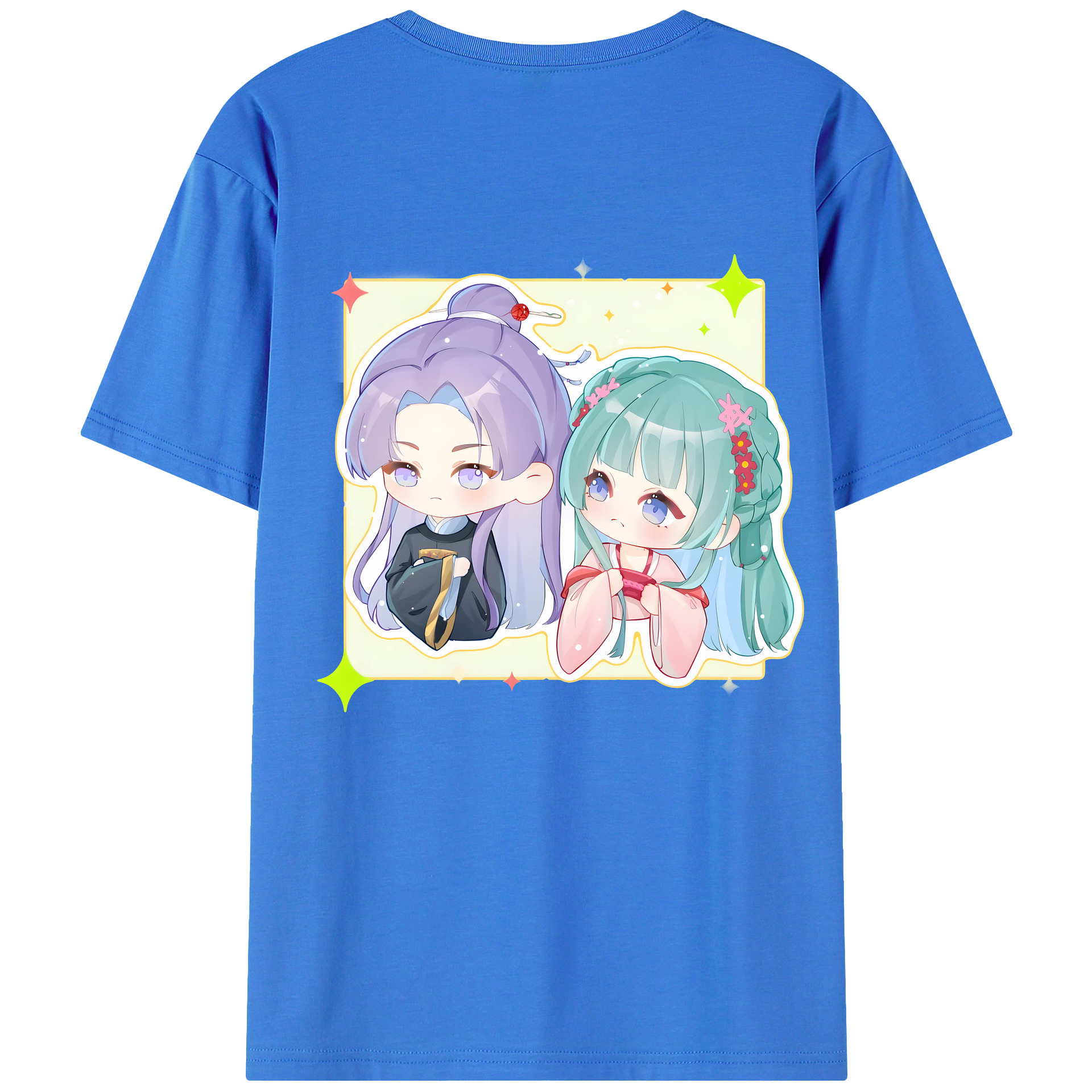 （画像用） 薬屋のひとりごと The Apothecary Diaries 綿100％ メンズ半袖Tシャツ（バックプリント） 通気性