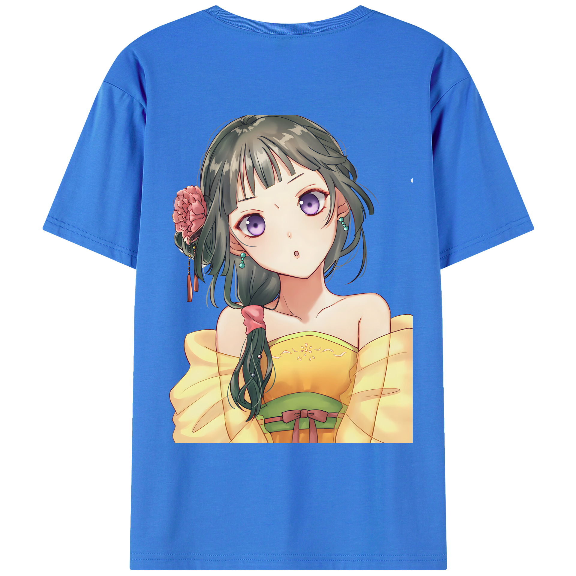 （画像用） 薬屋のひとりごと The Apothecary Diaries 綿100％ メンズ半袖Tシャツ（バックプリント） 通気性