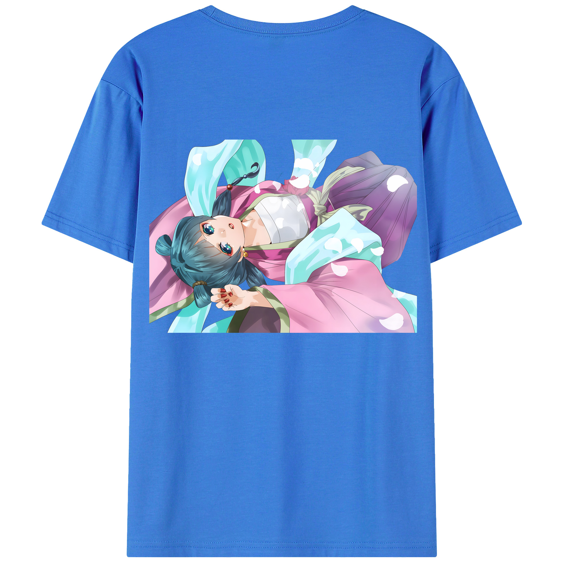 （画像用） 薬屋のひとりごと The Apothecary Diaries 綿100％ メンズ半袖Tシャツ（バックプリント） 通気性