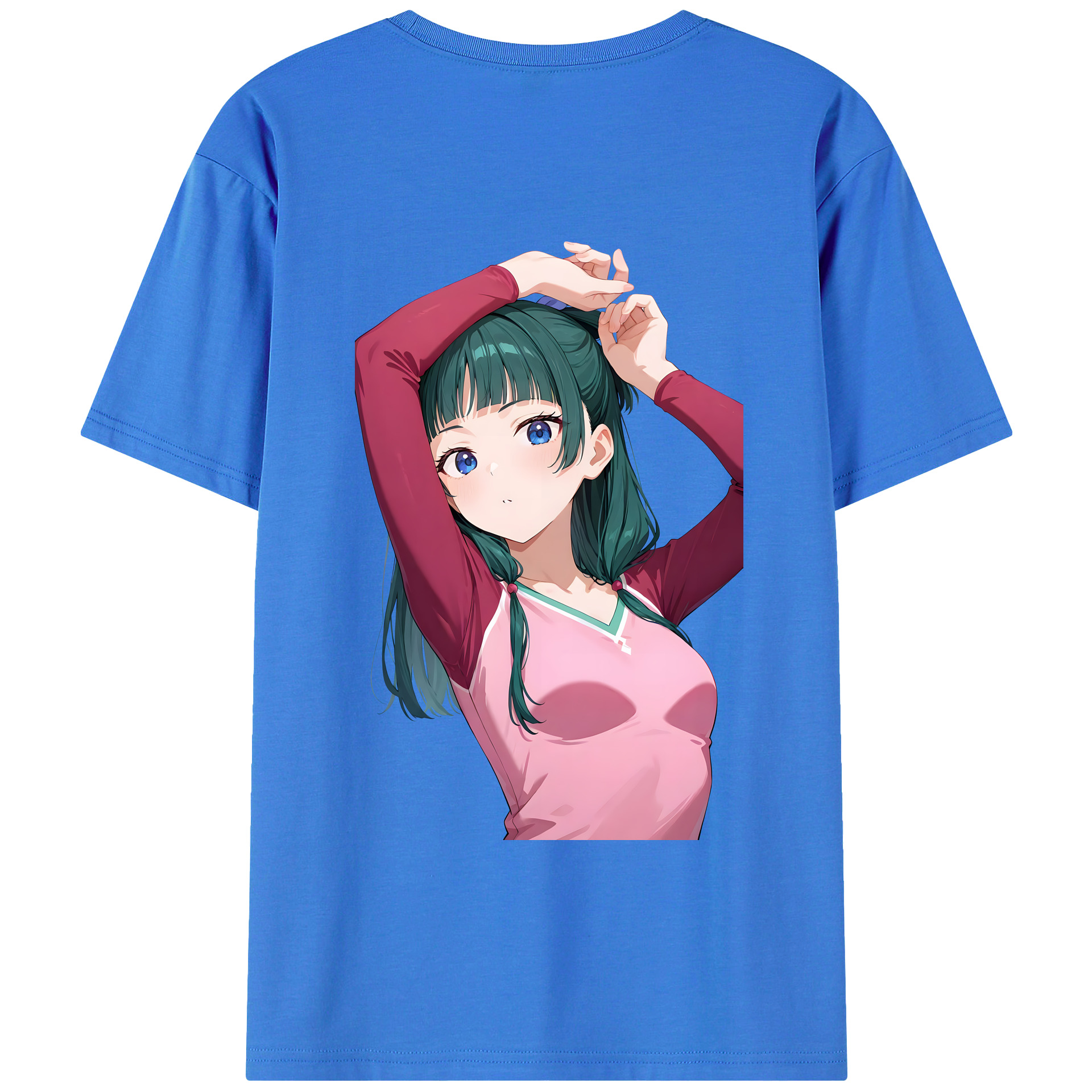 （画像用） 薬屋のひとりごと The Apothecary Diaries 綿100％ メンズ半袖Tシャツ（バックプリント） 通気性