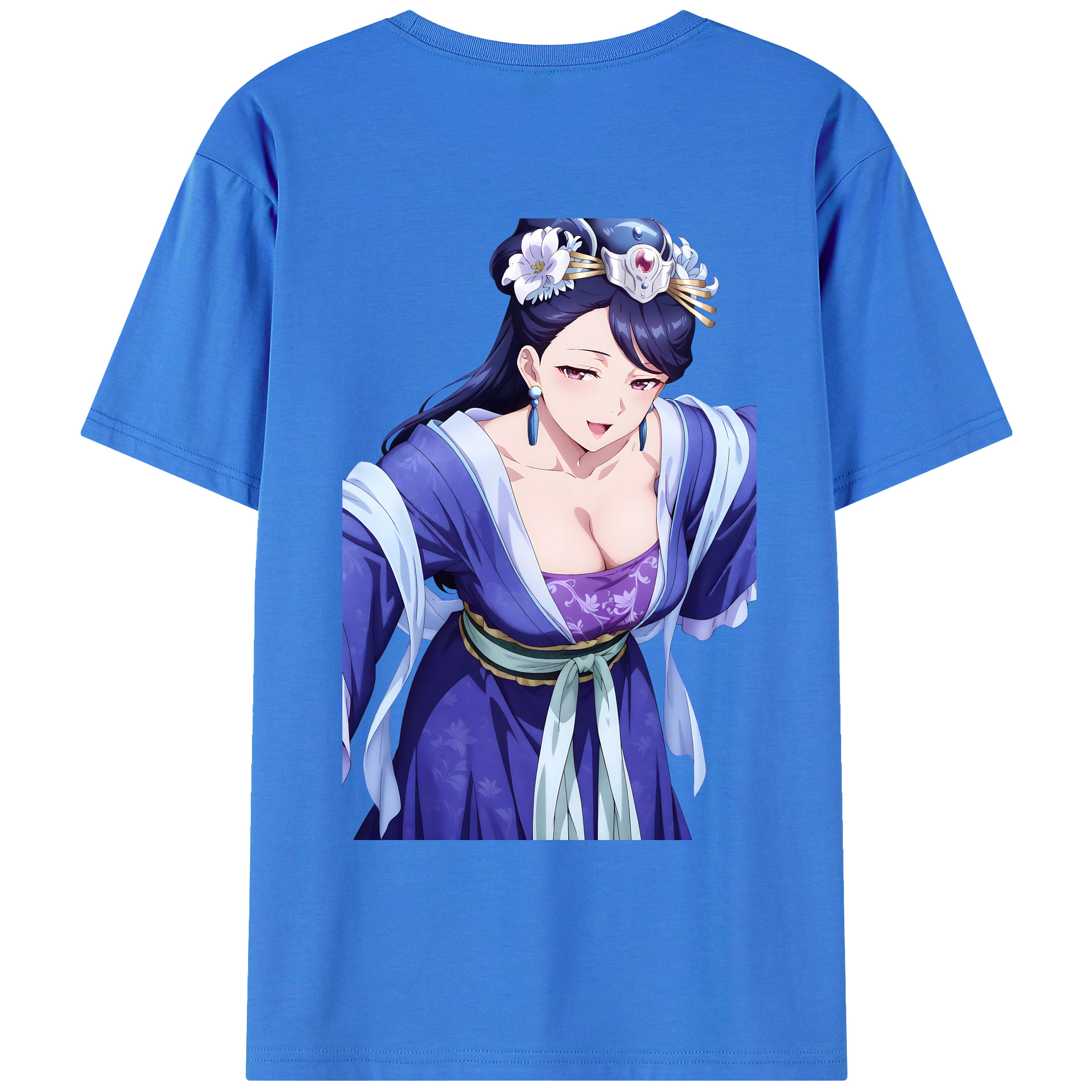 （画像用） 薬屋のひとりごと The Apothecary Diaries 綿100％ メンズ半袖Tシャツ（バックプリント） 通気性
