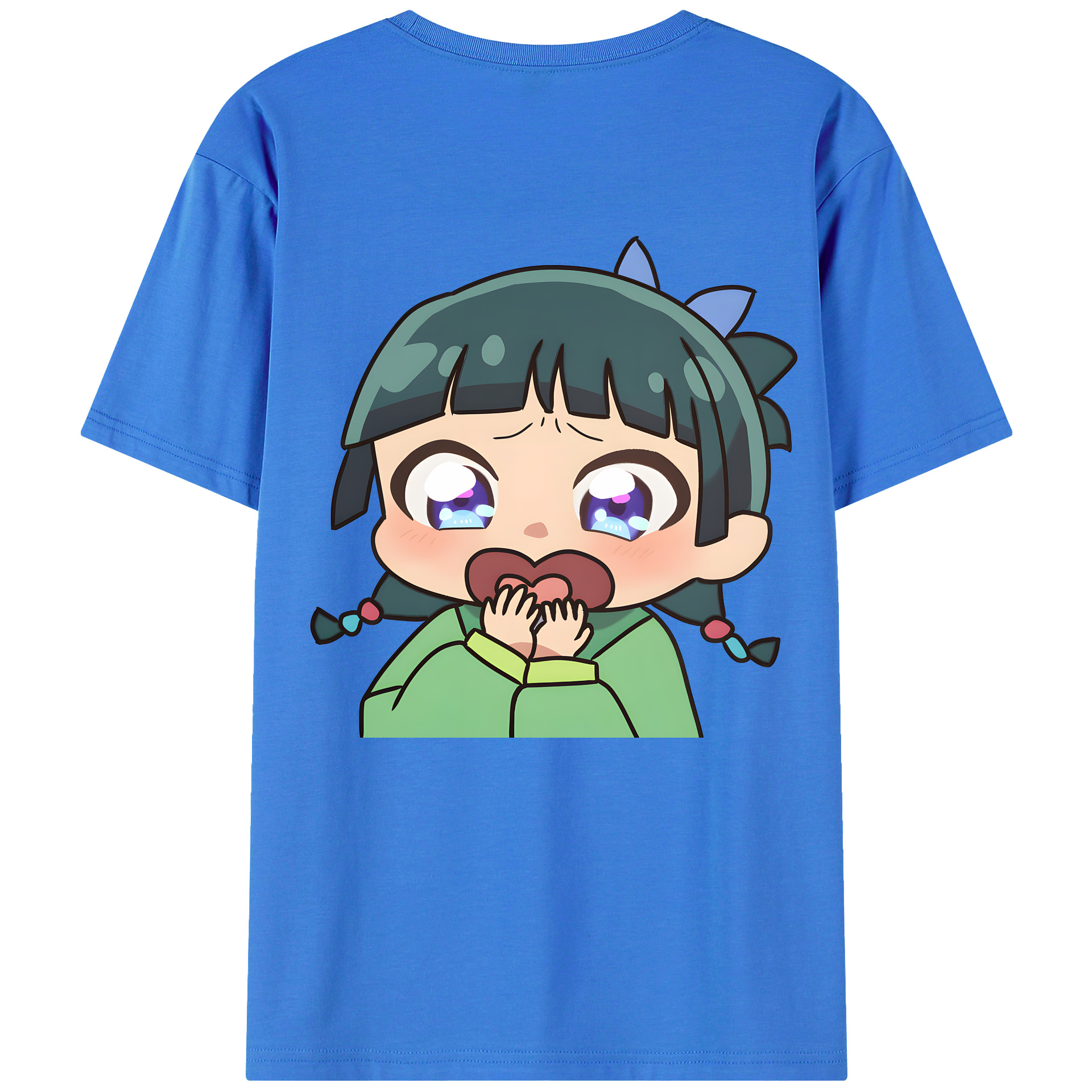 （画像用） 薬屋のひとりごと The Apothecary Diaries 綿100％ メンズ半袖Tシャツ（バックプリント） 通気性