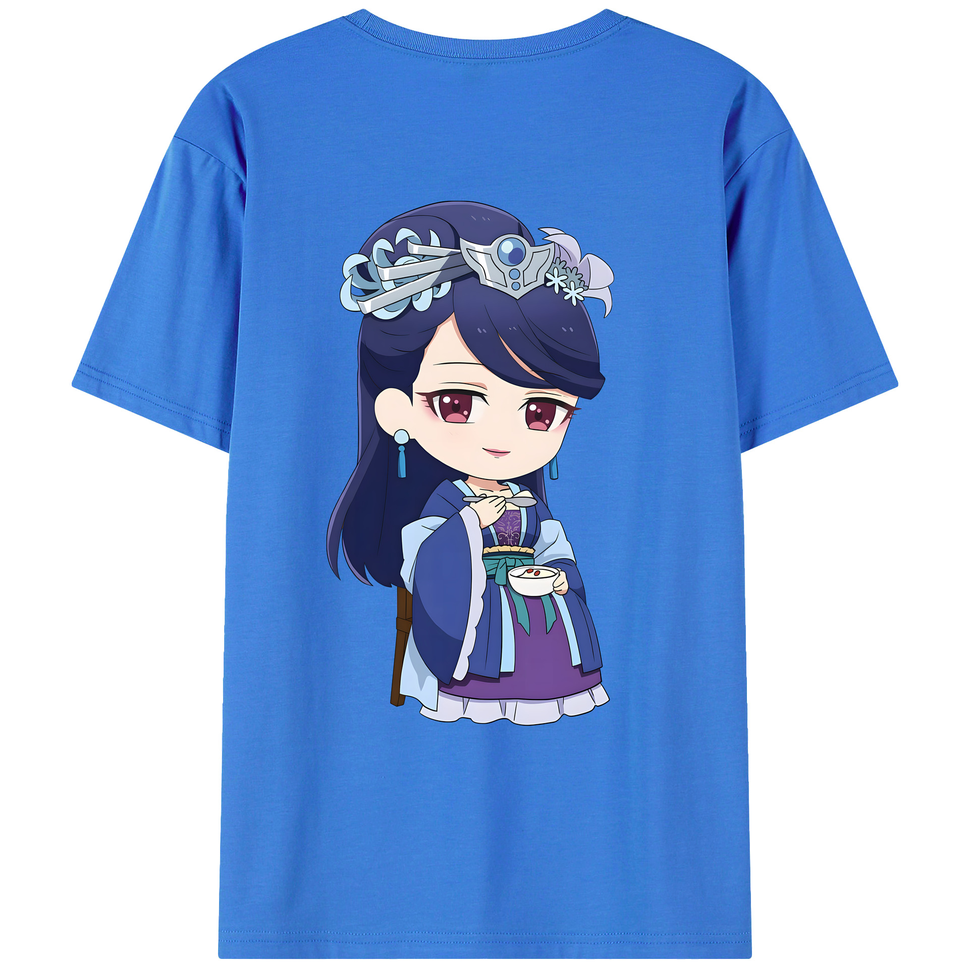（画像用） 薬屋のひとりごと The Apothecary Diaries 綿100％ メンズ半袖Tシャツ（バックプリント） 通気性
