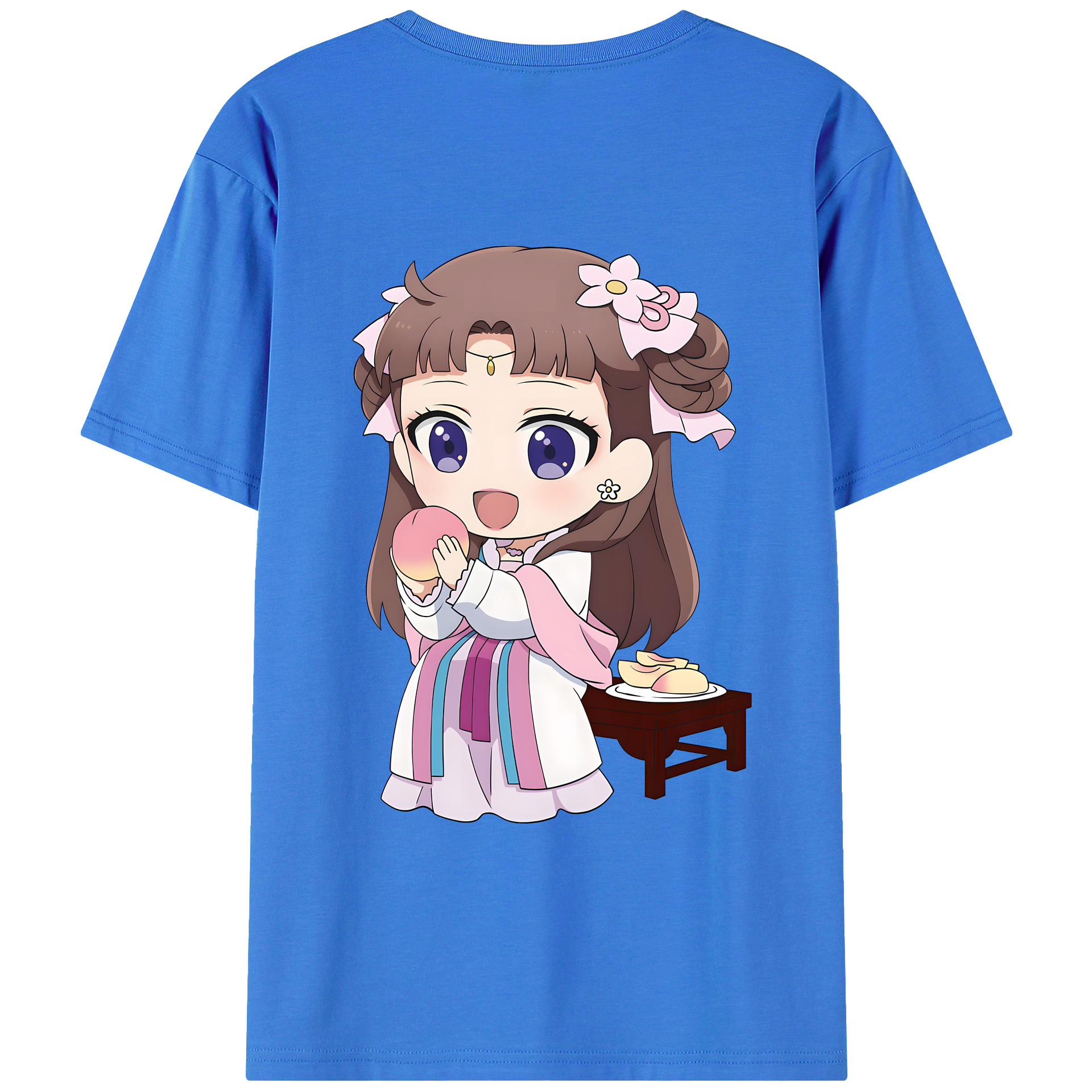 （画像用） 薬屋のひとりごと The Apothecary Diaries 綿100％ メンズ半袖Tシャツ（バックプリント） 通気性