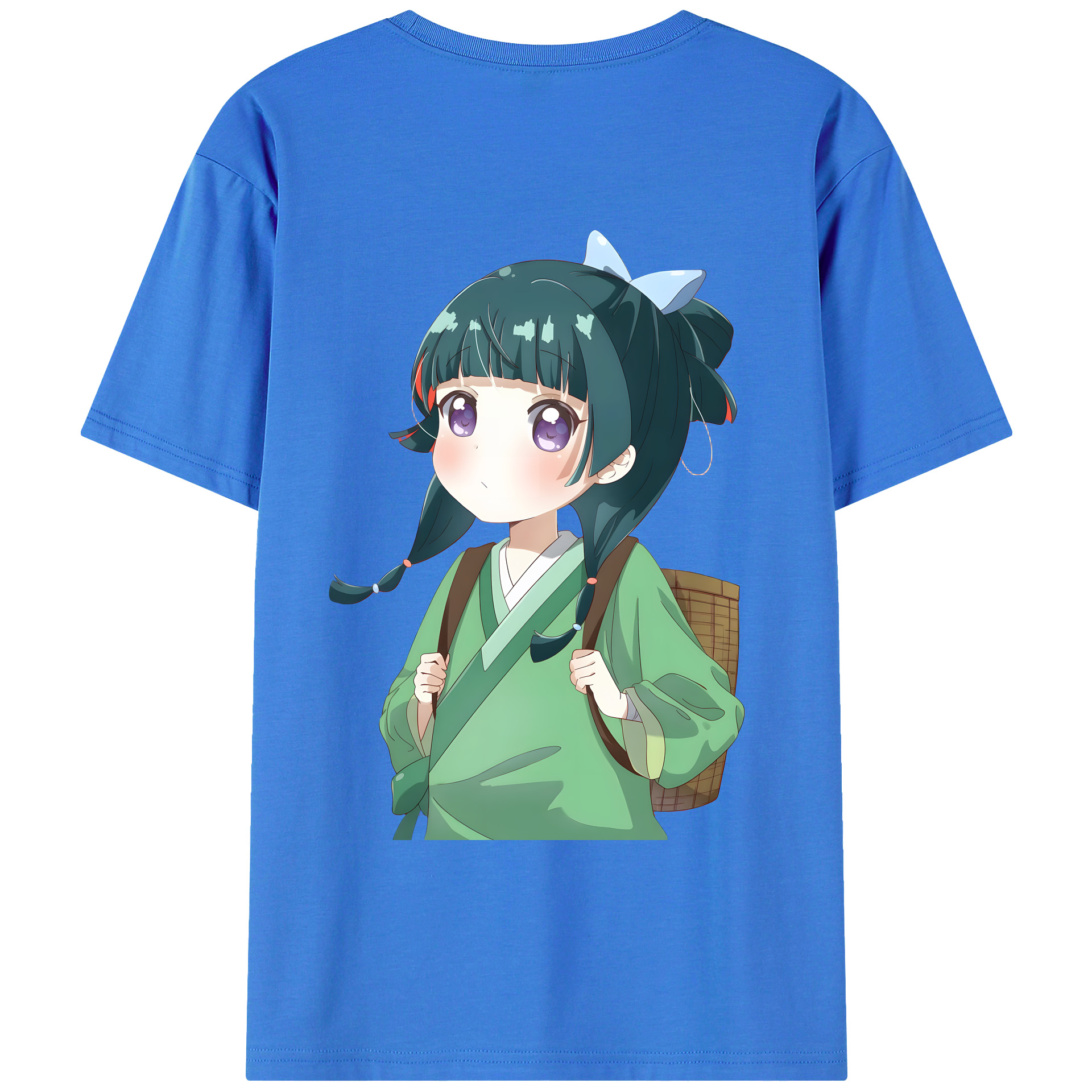 （画像用） 薬屋のひとりごと The Apothecary Diaries 綿100％ メンズ半袖Tシャツ（バックプリント） 通気性