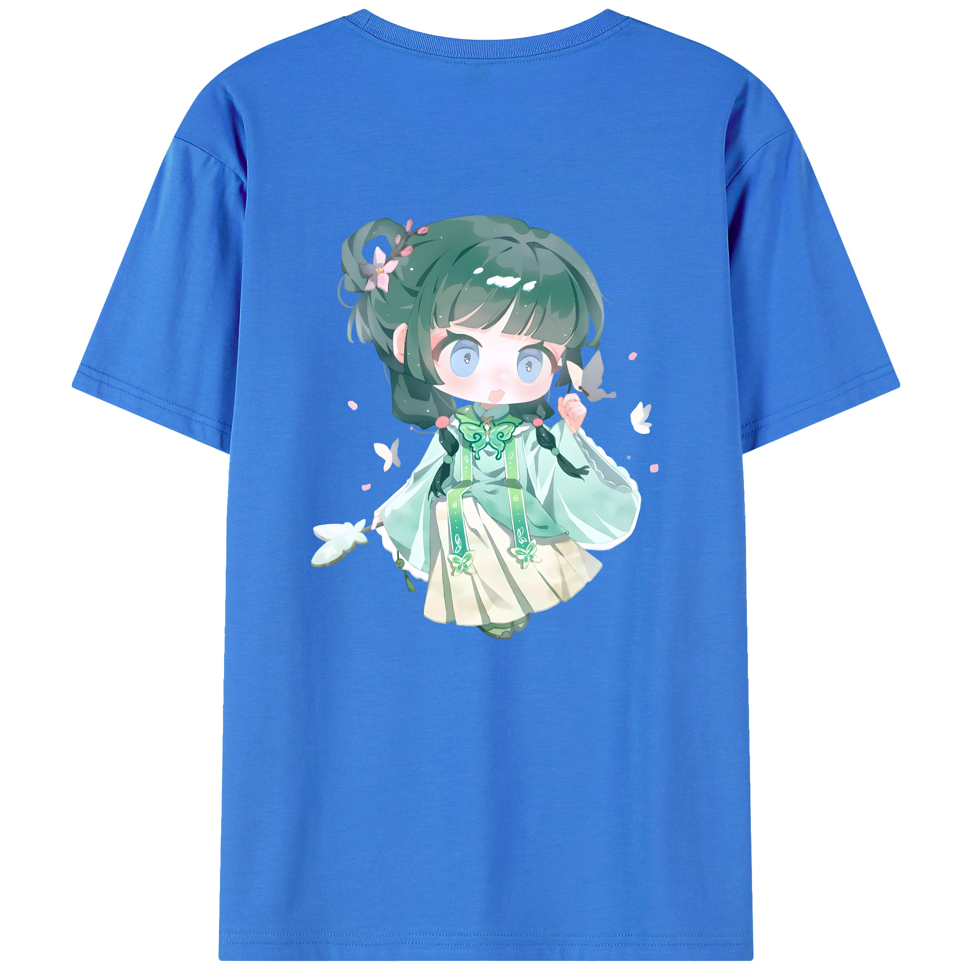 （画像用） 薬屋のひとりごと The Apothecary Diaries 綿100％ メンズ半袖Tシャツ（バックプリント） 通気性