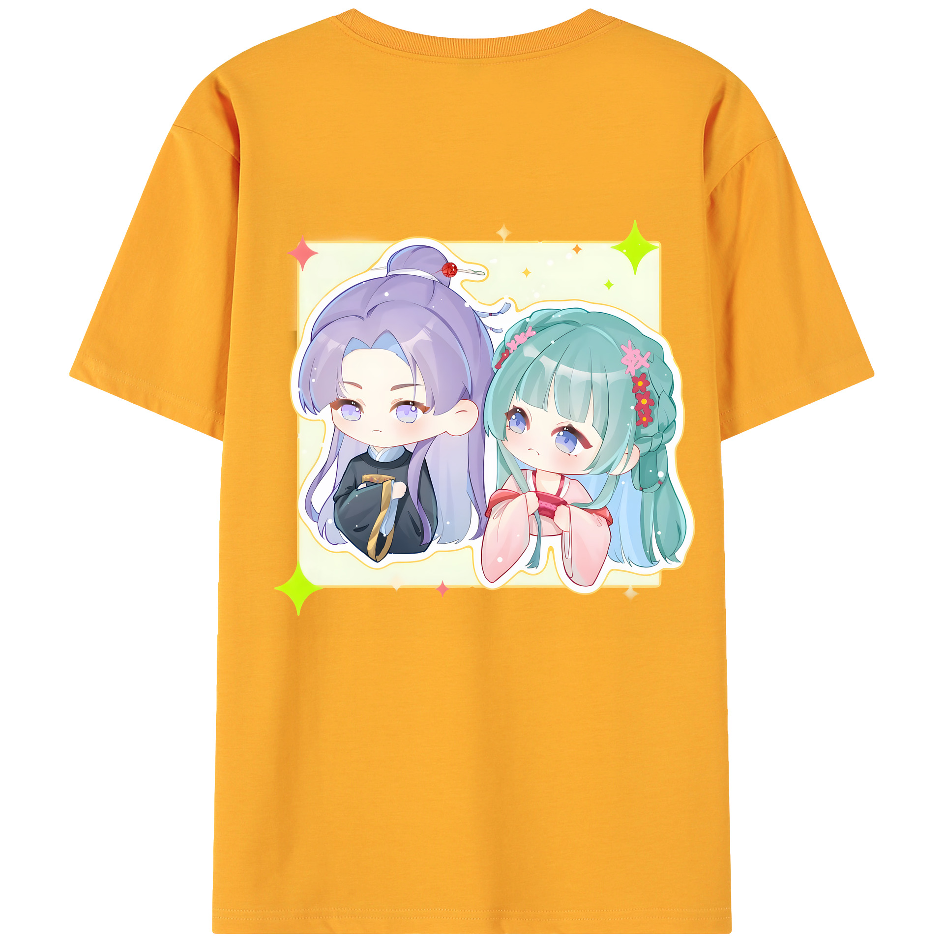 （画像用） 薬屋のひとりごと The Apothecary Diaries 綿100％ メンズ半袖Tシャツ（バックプリント） 通気性