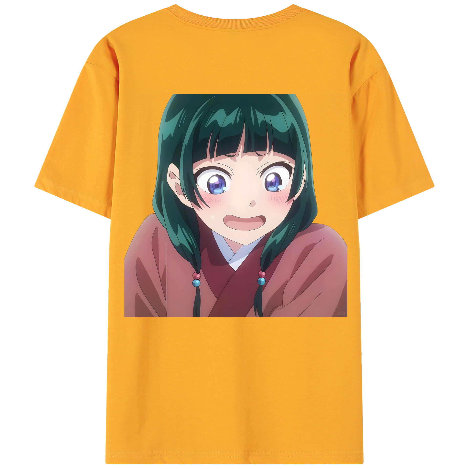 （画像用） 薬屋のひとりごと The Apothecary Diaries 綿100％ メンズ半袖Tシャツ（バックプリント） 通気性