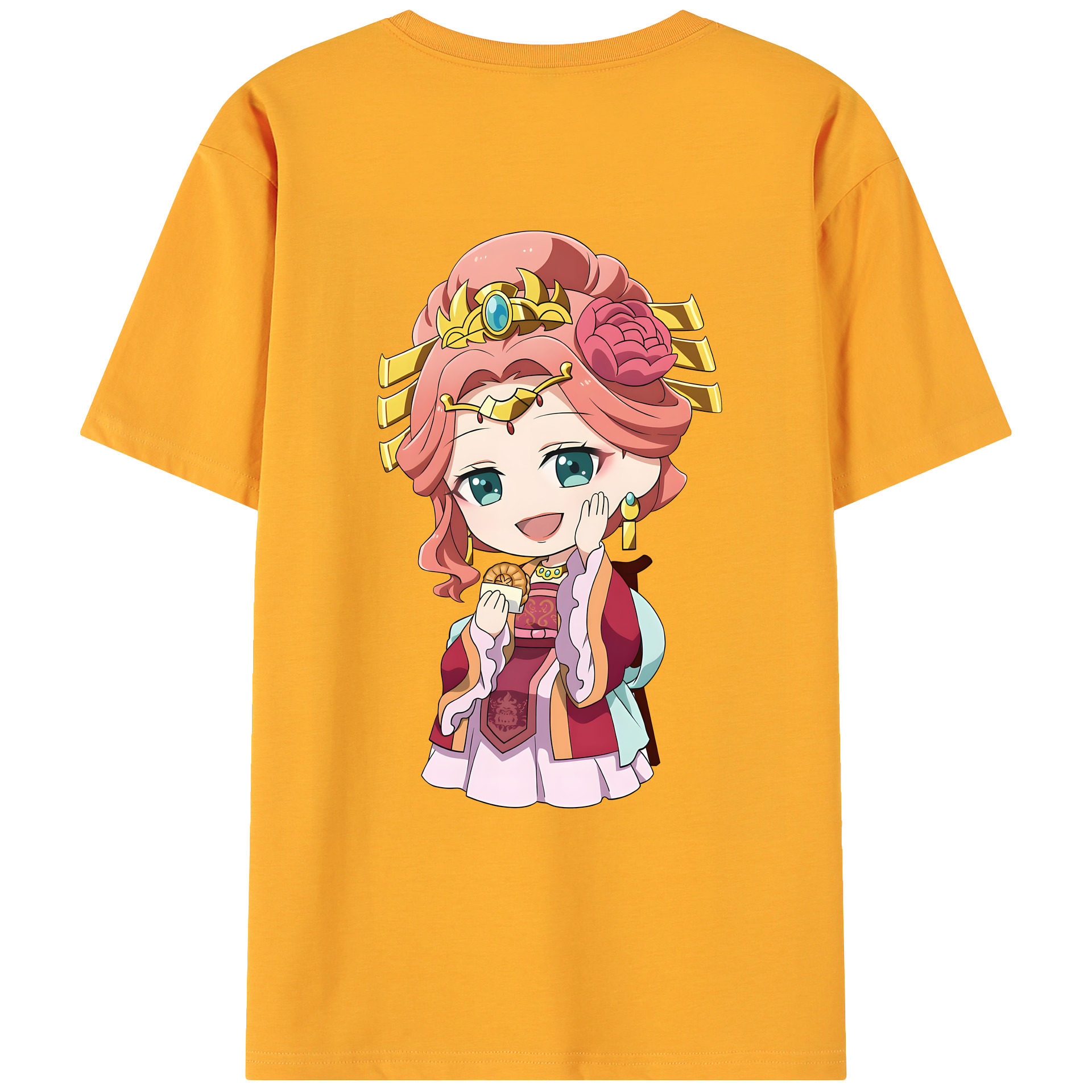 （画像用） 薬屋のひとりごと The Apothecary Diaries 綿100％ メンズ半袖Tシャツ（バックプリント） 通気性