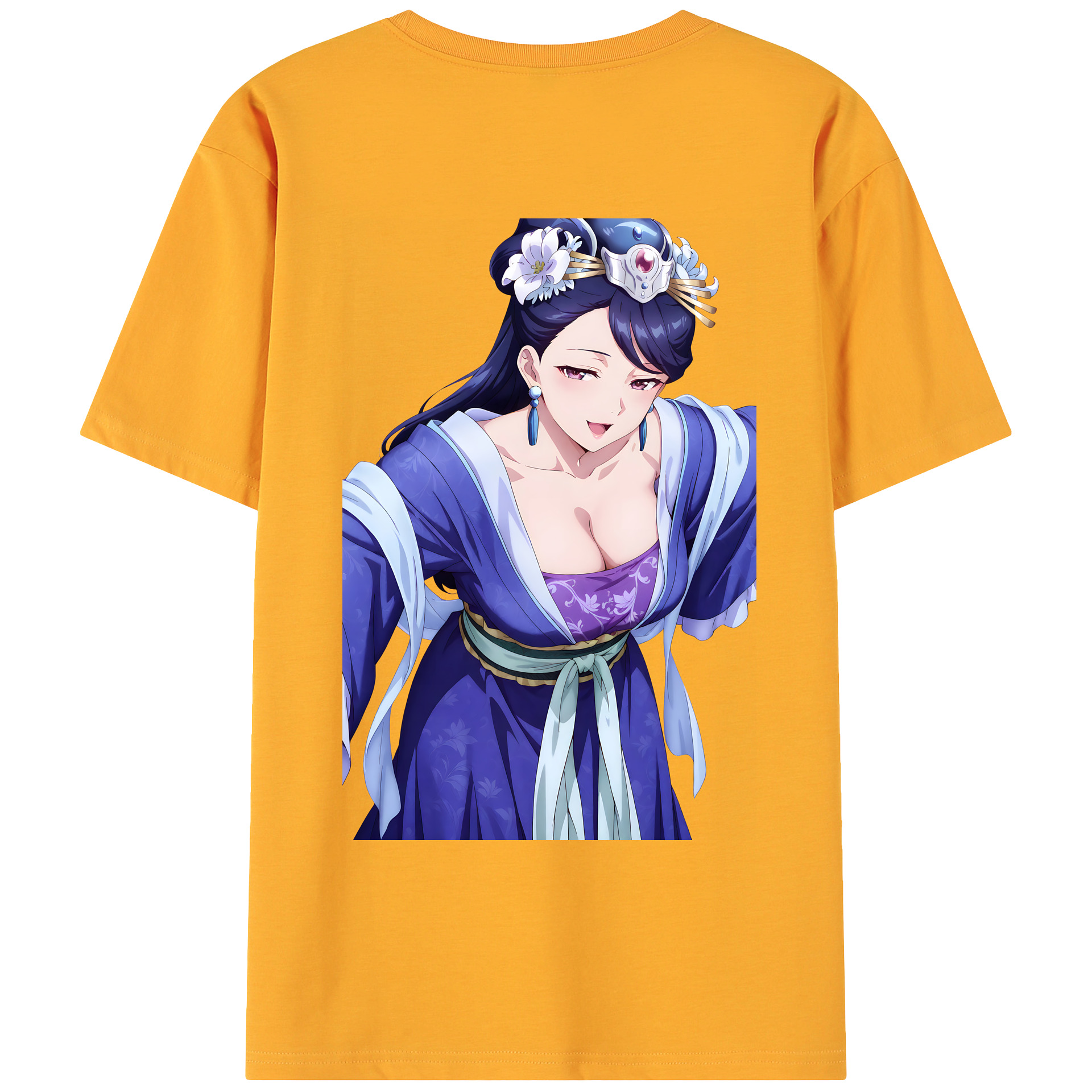 （画像用） 薬屋のひとりごと The Apothecary Diaries 綿100％ メンズ半袖Tシャツ（バックプリント） 通気性