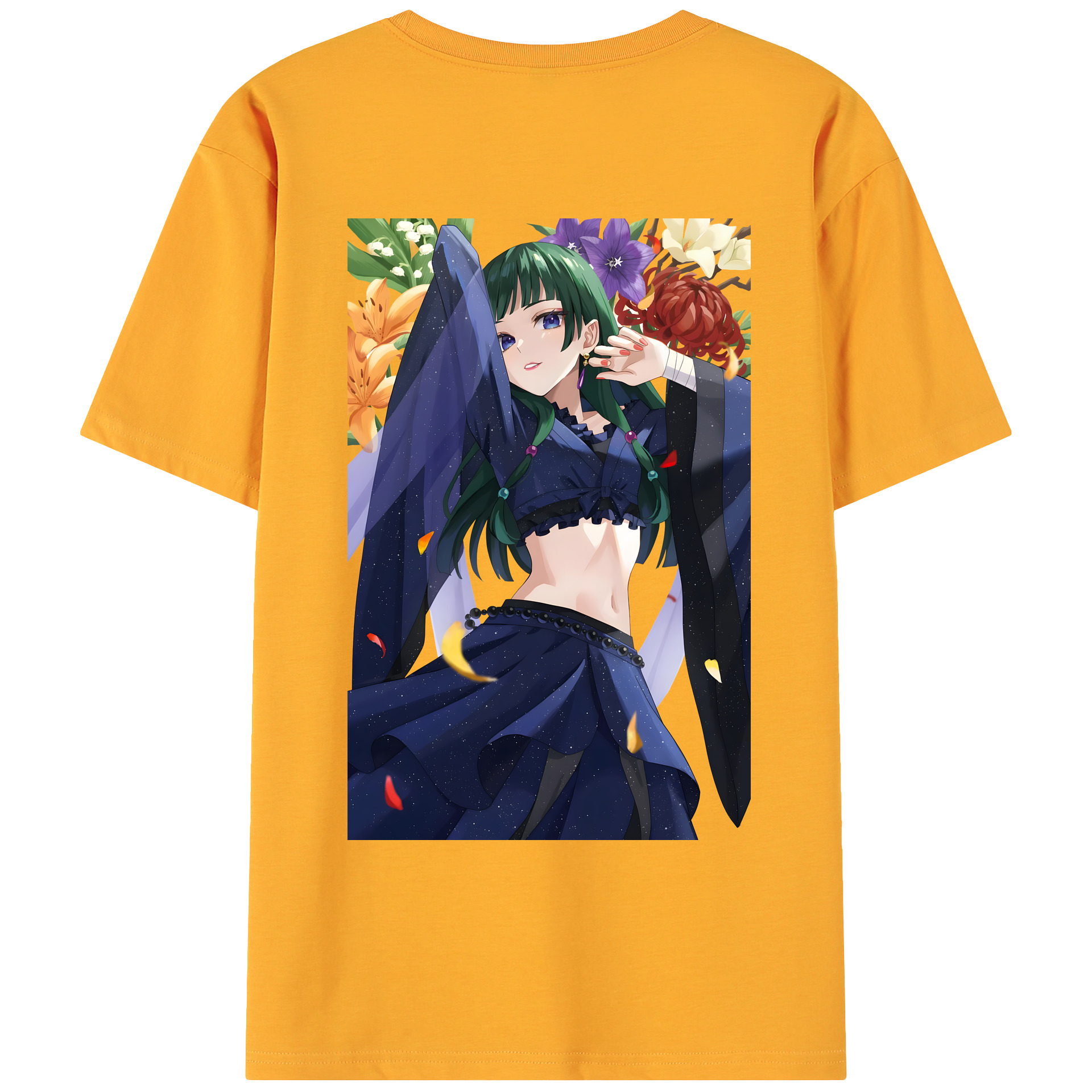（画像用） 薬屋のひとりごと The Apothecary Diaries 綿100％ メンズ半袖Tシャツ（バックプリント） 通気性
