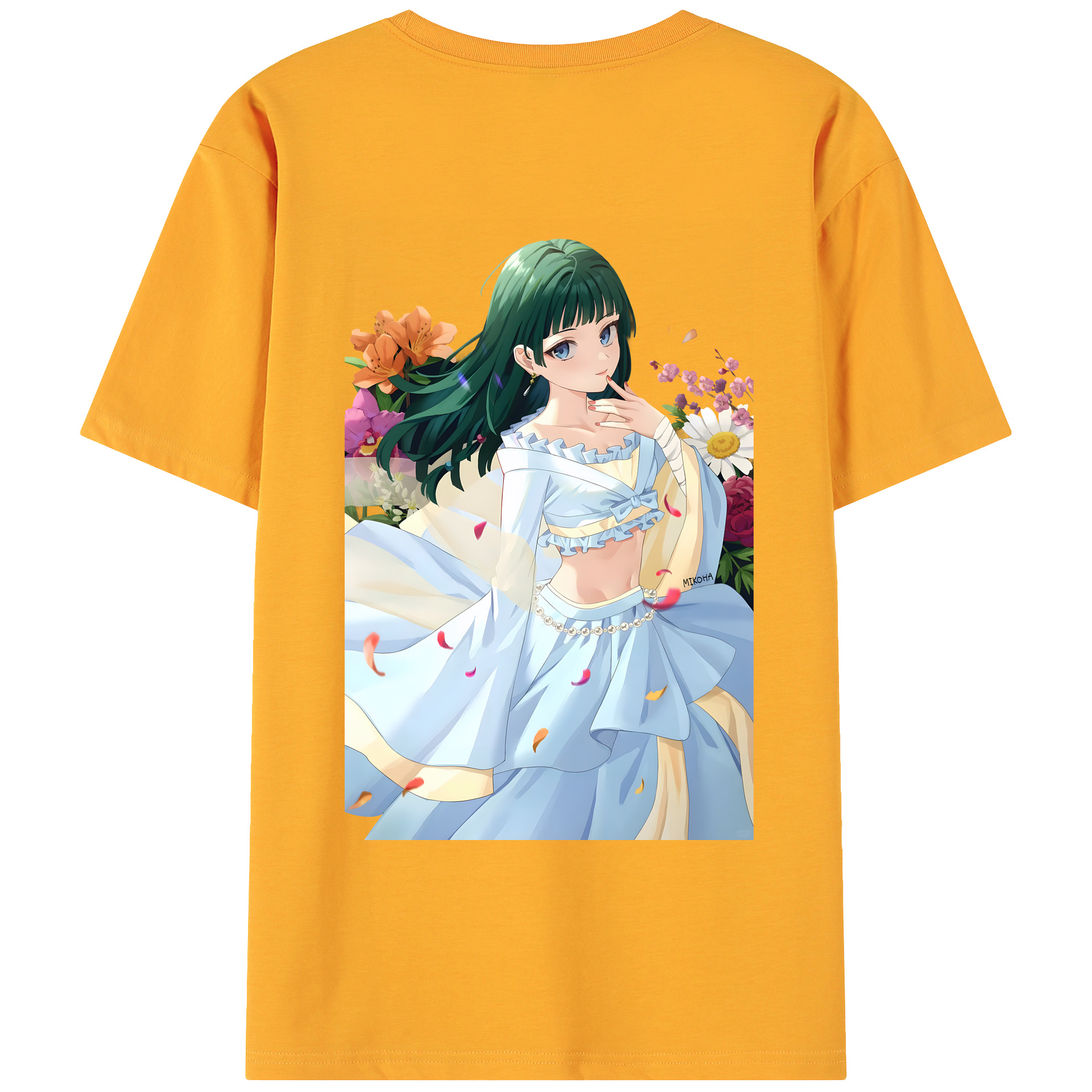 （画像用） 薬屋のひとりごと The Apothecary Diaries 綿100％ メンズ半袖Tシャツ（バックプリント） 通気性