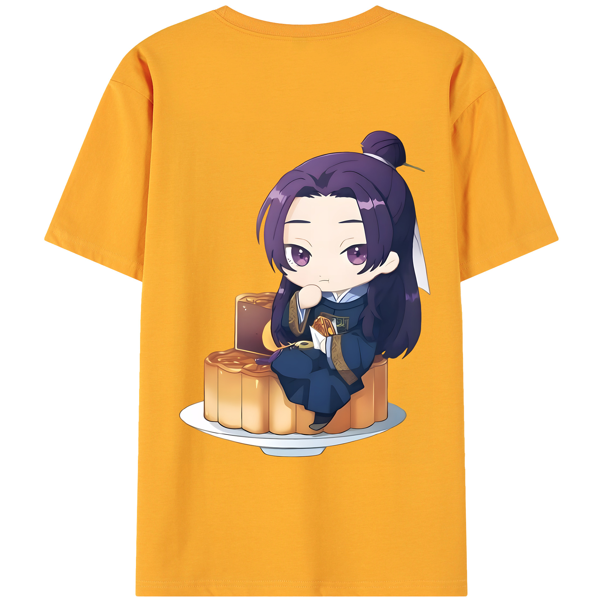（画像用） 薬屋のひとりごと The Apothecary Diaries 綿100％ メンズ半袖Tシャツ（バックプリント） 通気性
