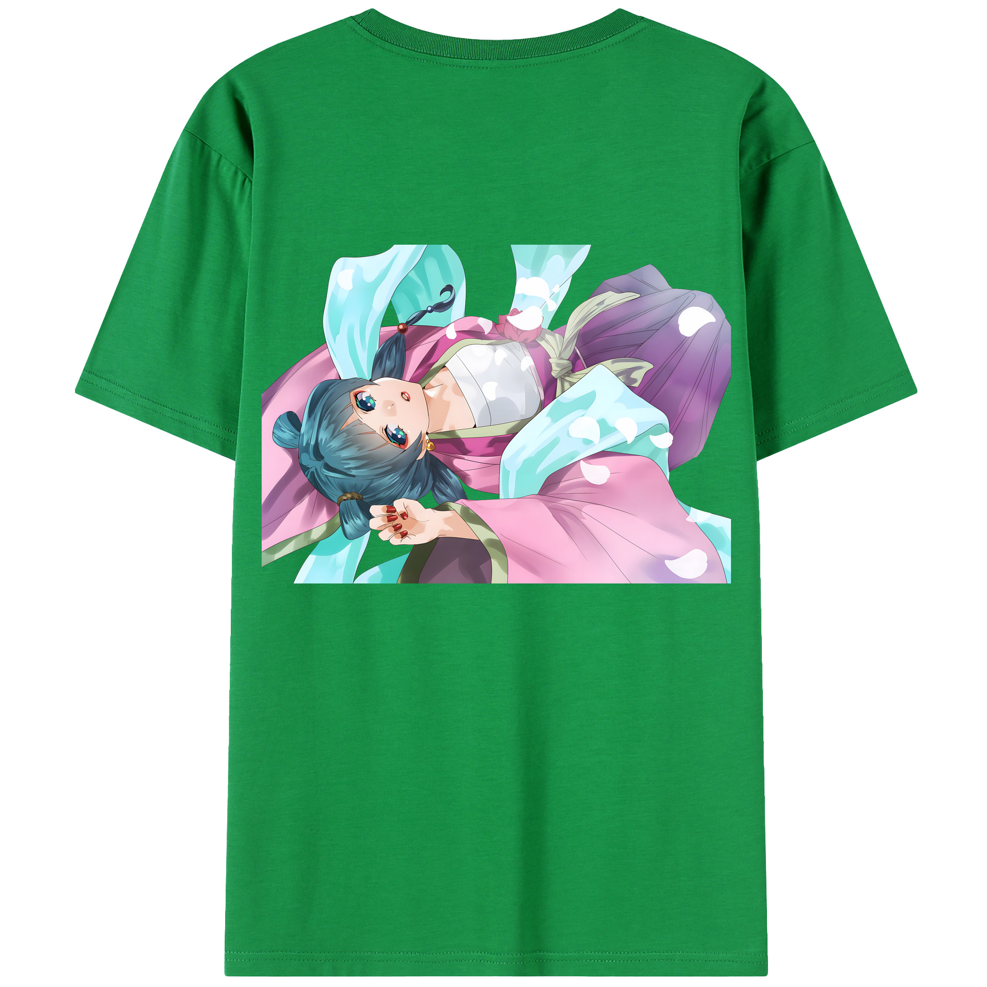 （画像用） 薬屋のひとりごと The Apothecary Diaries 綿100％ メンズ半袖Tシャツ（バックプリント） 通気性