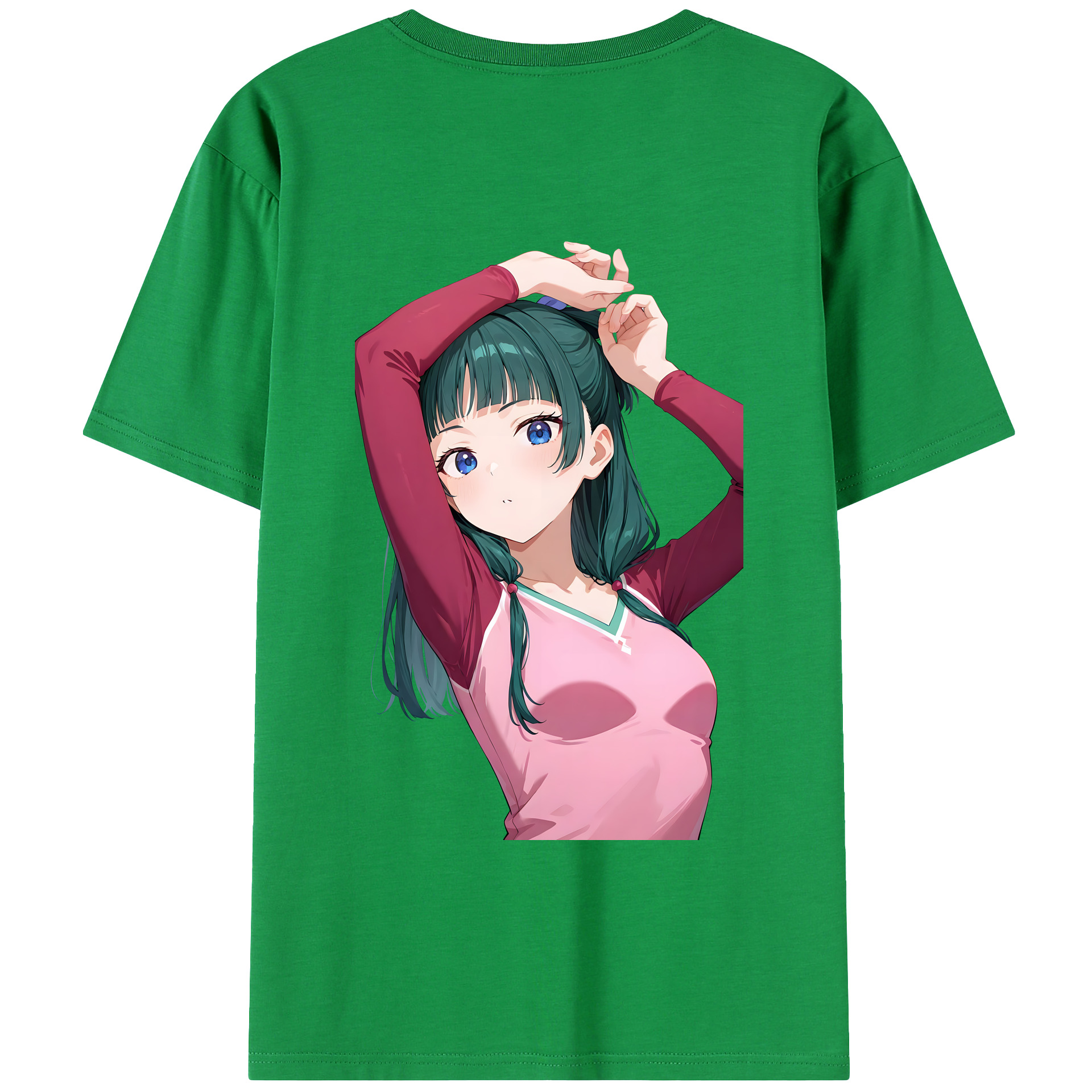 （画像用） 薬屋のひとりごと The Apothecary Diaries 綿100％ メンズ半袖Tシャツ（バックプリント） 通気性