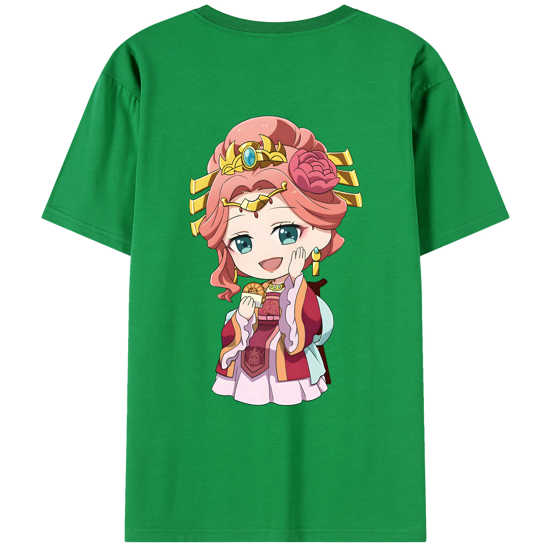（画像用） 薬屋のひとりごと The Apothecary Diaries 綿100％ メンズ半袖Tシャツ（バックプリント） 通気性