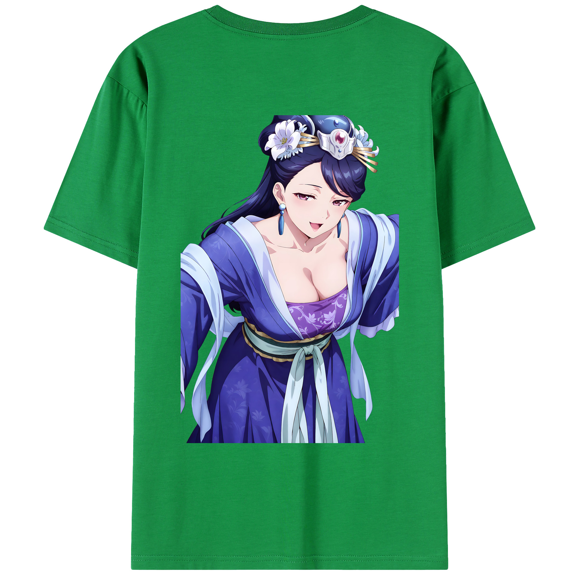 （画像用） 薬屋のひとりごと The Apothecary Diaries 綿100％ メンズ半袖Tシャツ（バックプリント） 通気性