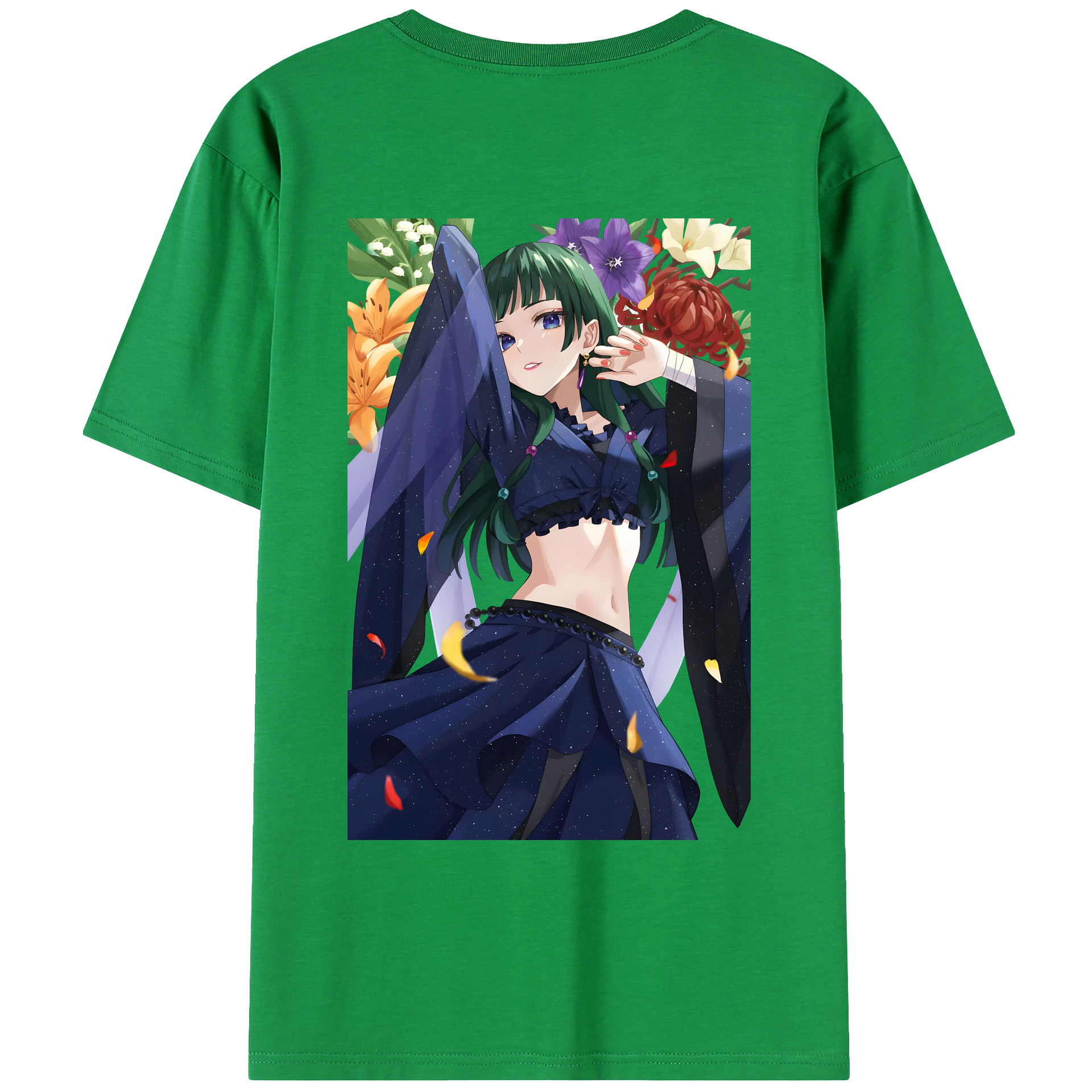 （画像用） 薬屋のひとりごと The Apothecary Diaries 綿100％ メンズ半袖Tシャツ（バックプリント） 通気性
