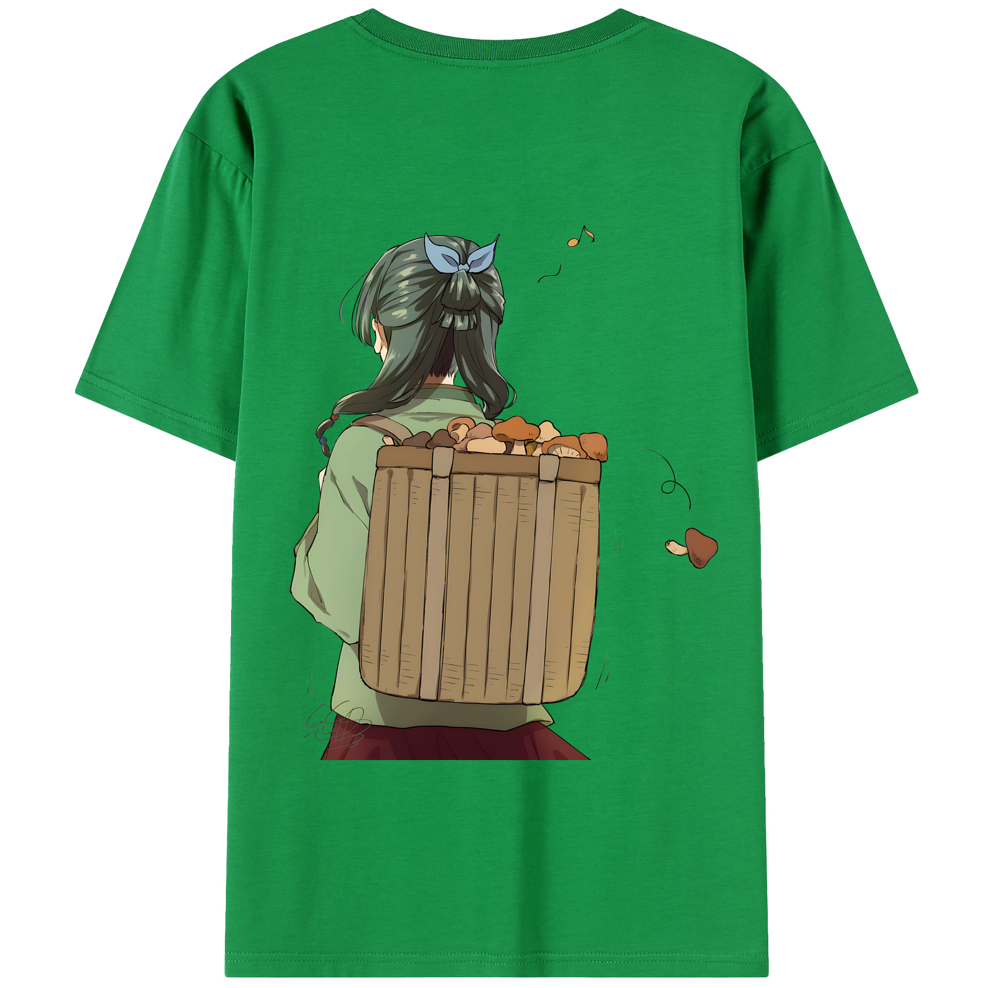 （画像用） 薬屋のひとりごと The Apothecary Diaries 綿100％ メンズ半袖Tシャツ（バックプリント） 通気性