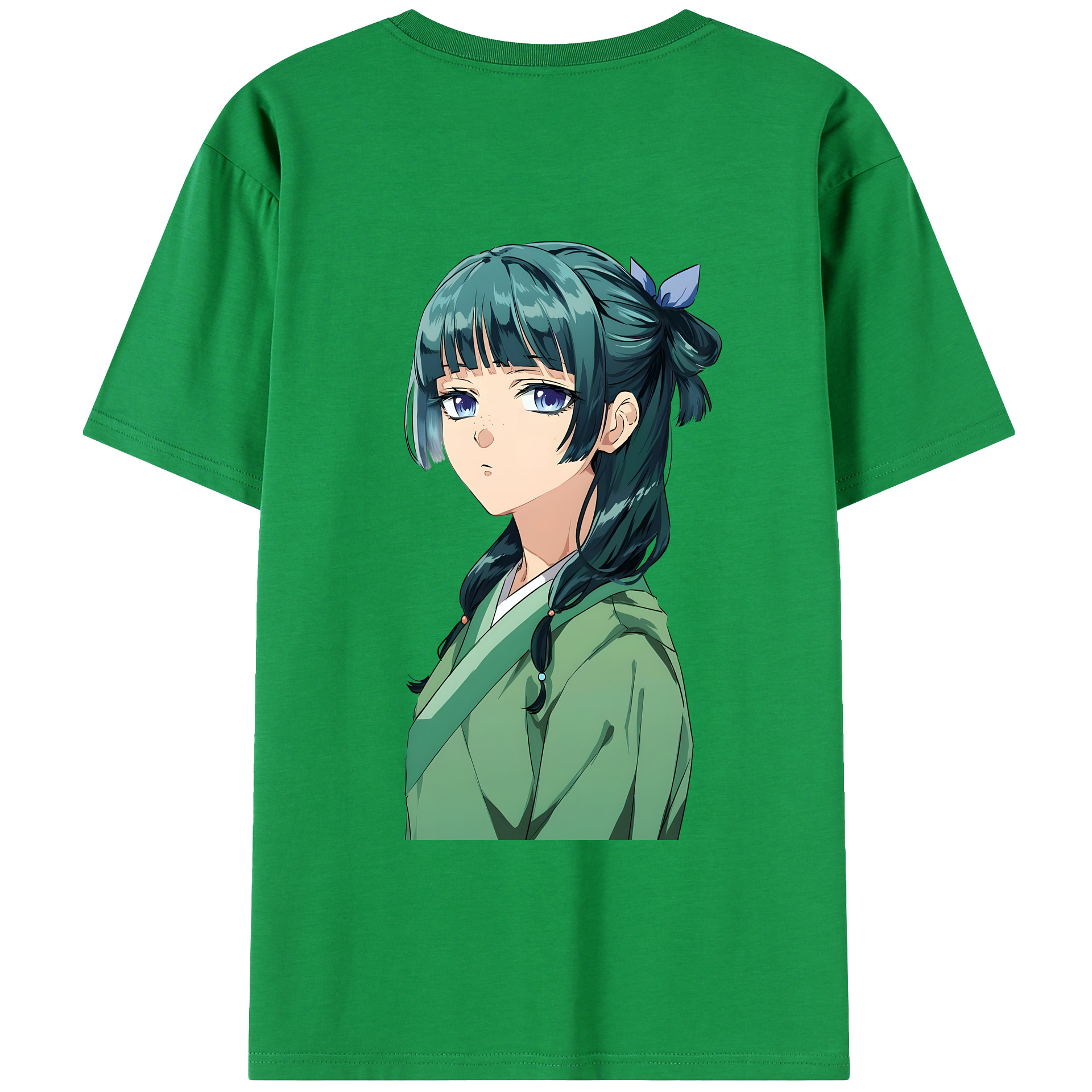 （画像用） 薬屋のひとりごと The Apothecary Diaries 綿100％ メンズ半袖Tシャツ（バックプリント） 通気性