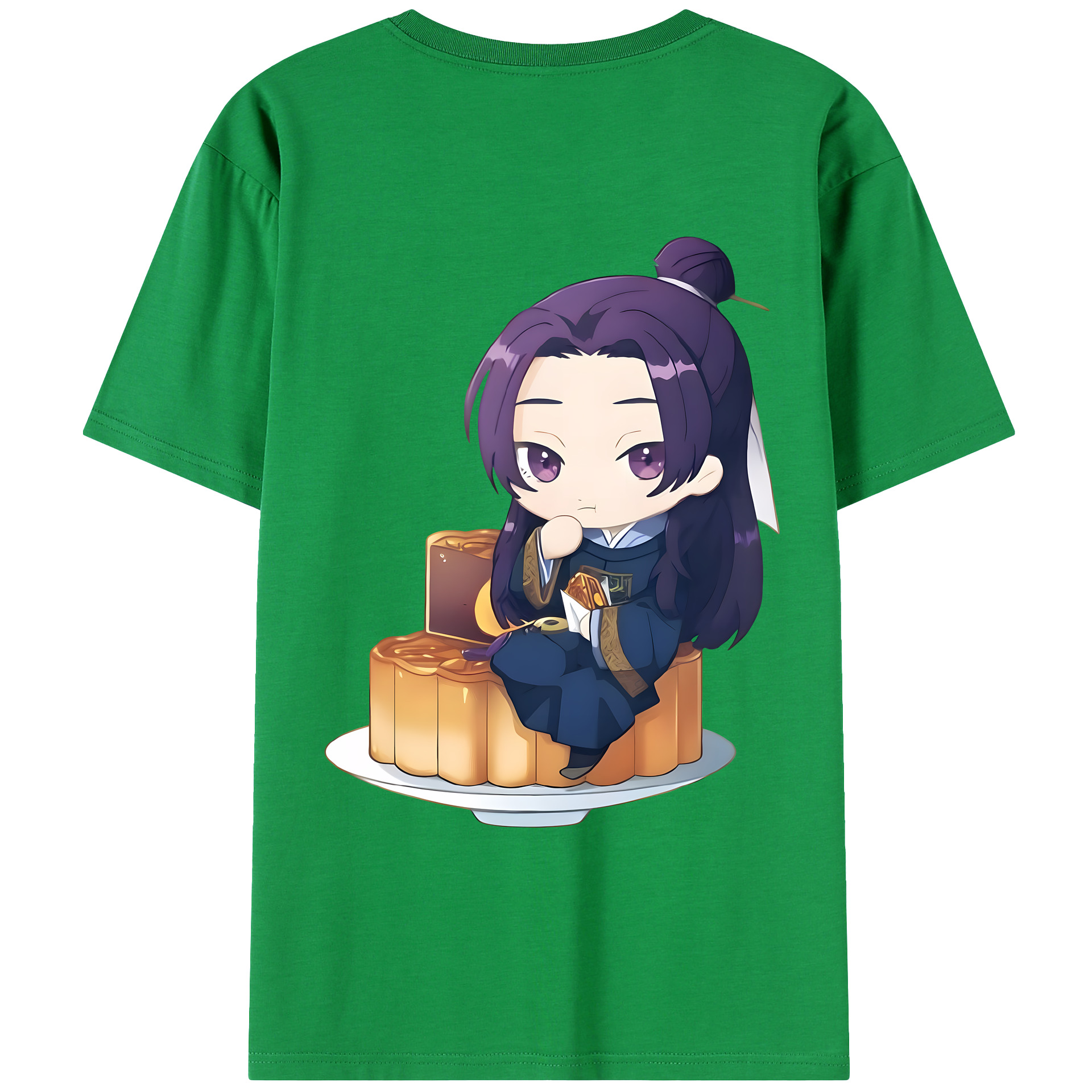 （画像用） 薬屋のひとりごと The Apothecary Diaries 綿100％ メンズ半袖Tシャツ（バックプリント） 通気性