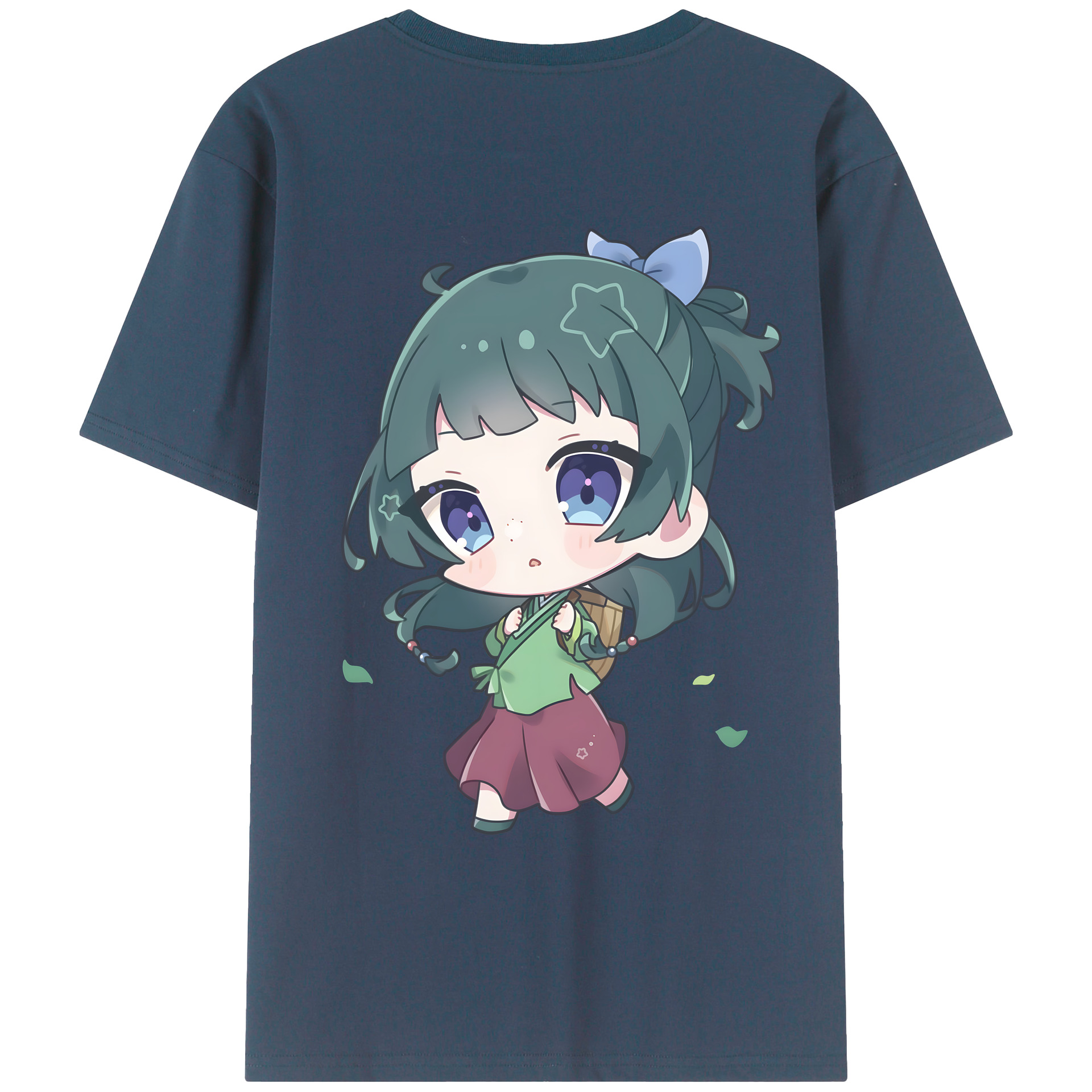 （画像用） 薬屋のひとりごと The Apothecary Diaries 綿100％ メンズ半袖Tシャツ（バックプリント） 通気性