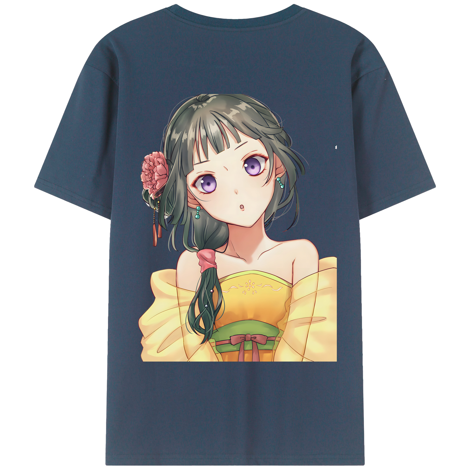 （画像用） 薬屋のひとりごと The Apothecary Diaries 綿100％ メンズ半袖Tシャツ（バックプリント） 通気性