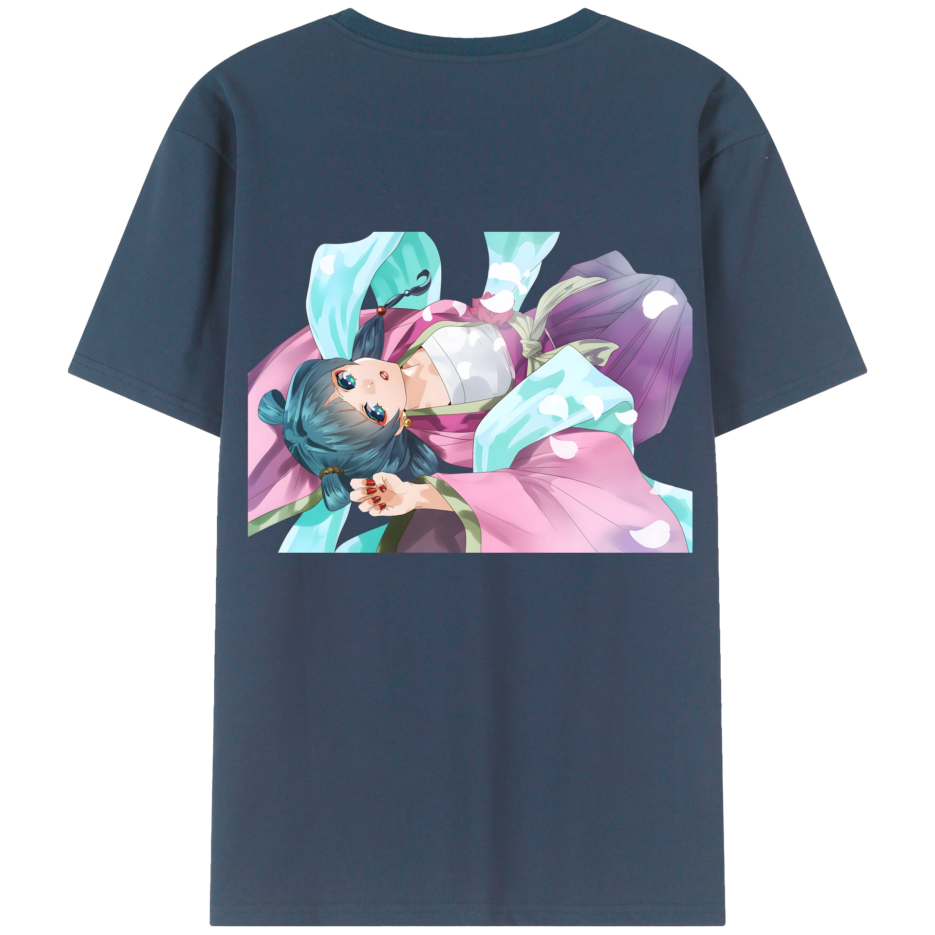 （画像用） 薬屋のひとりごと The Apothecary Diaries 綿100％ メンズ半袖Tシャツ（バックプリント） 通気性