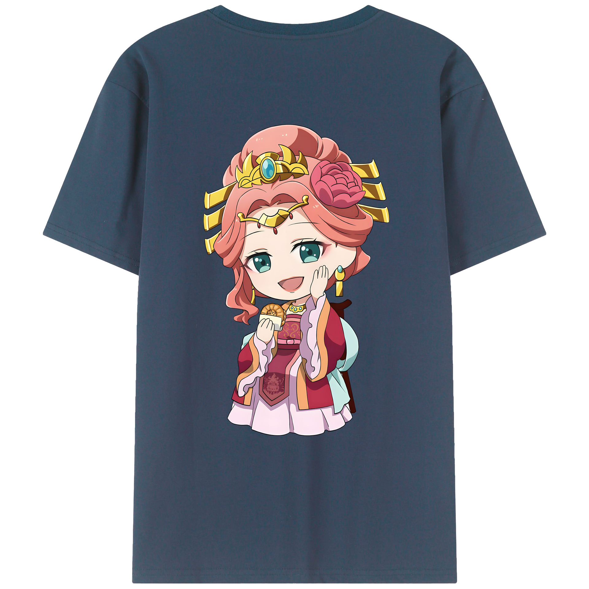 （画像用） 薬屋のひとりごと The Apothecary Diaries 綿100％ メンズ半袖Tシャツ（バックプリント） 通気性