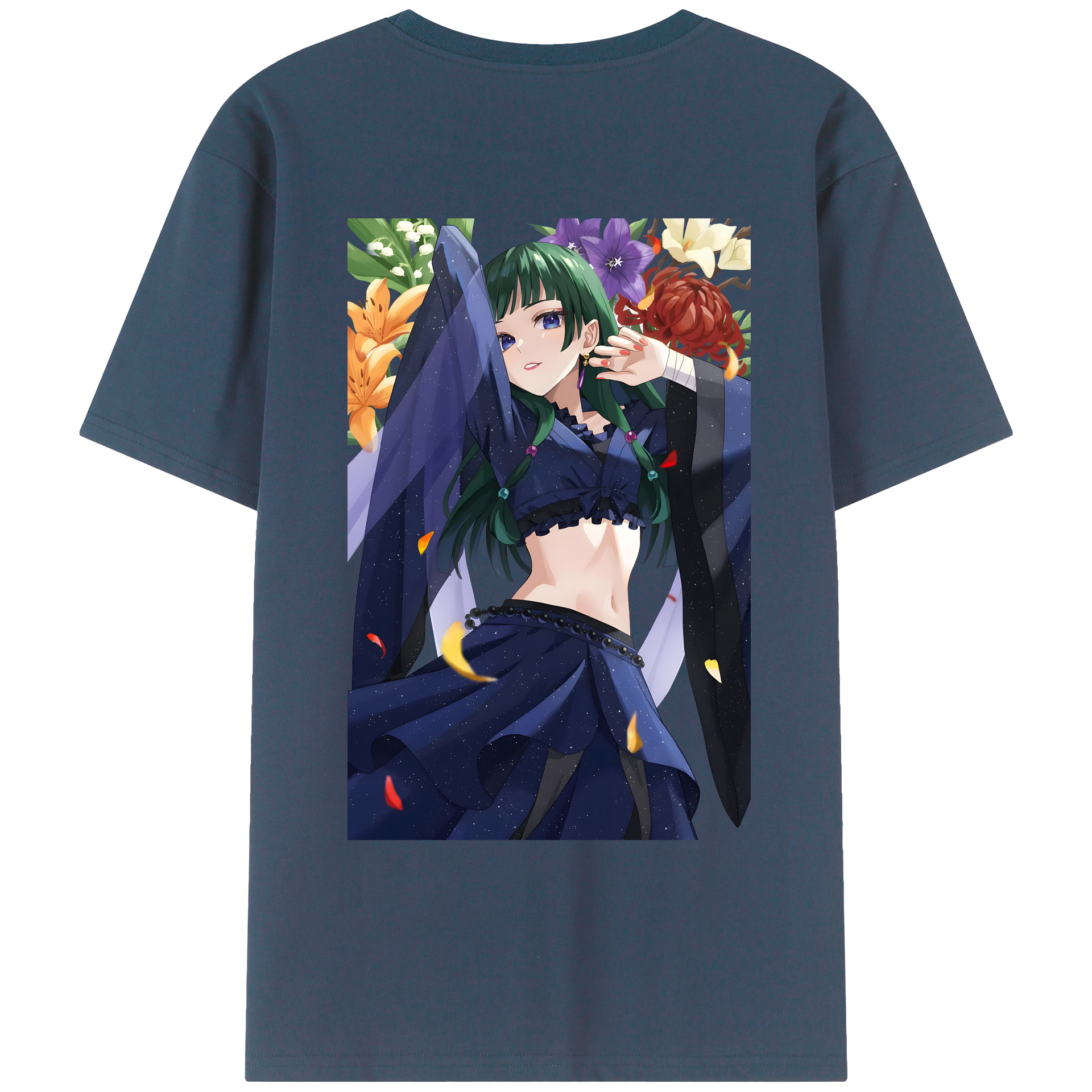 （画像用） 薬屋のひとりごと The Apothecary Diaries 綿100％ メンズ半袖Tシャツ（バックプリント） 通気性