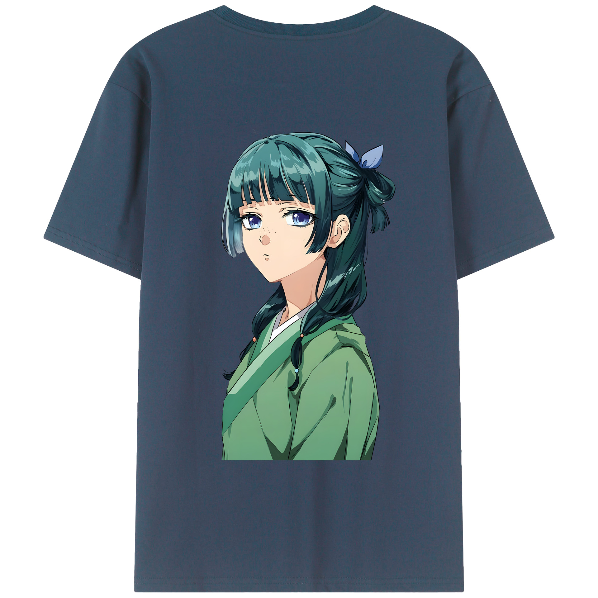 （画像用） 薬屋のひとりごと The Apothecary Diaries 綿100％ メンズ半袖Tシャツ（バックプリント） 通気性