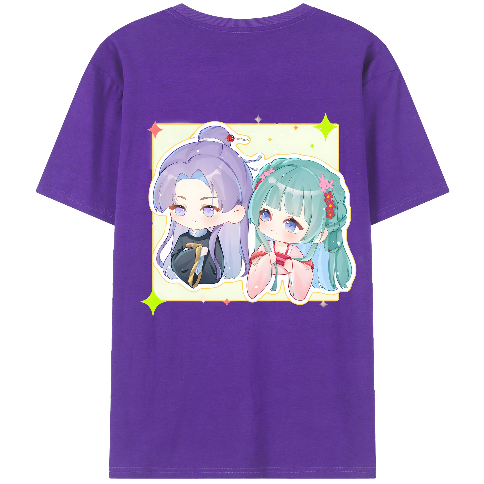 （画像用） 薬屋のひとりごと The Apothecary Diaries 綿100％ メンズ半袖Tシャツ（バックプリント） 通気性