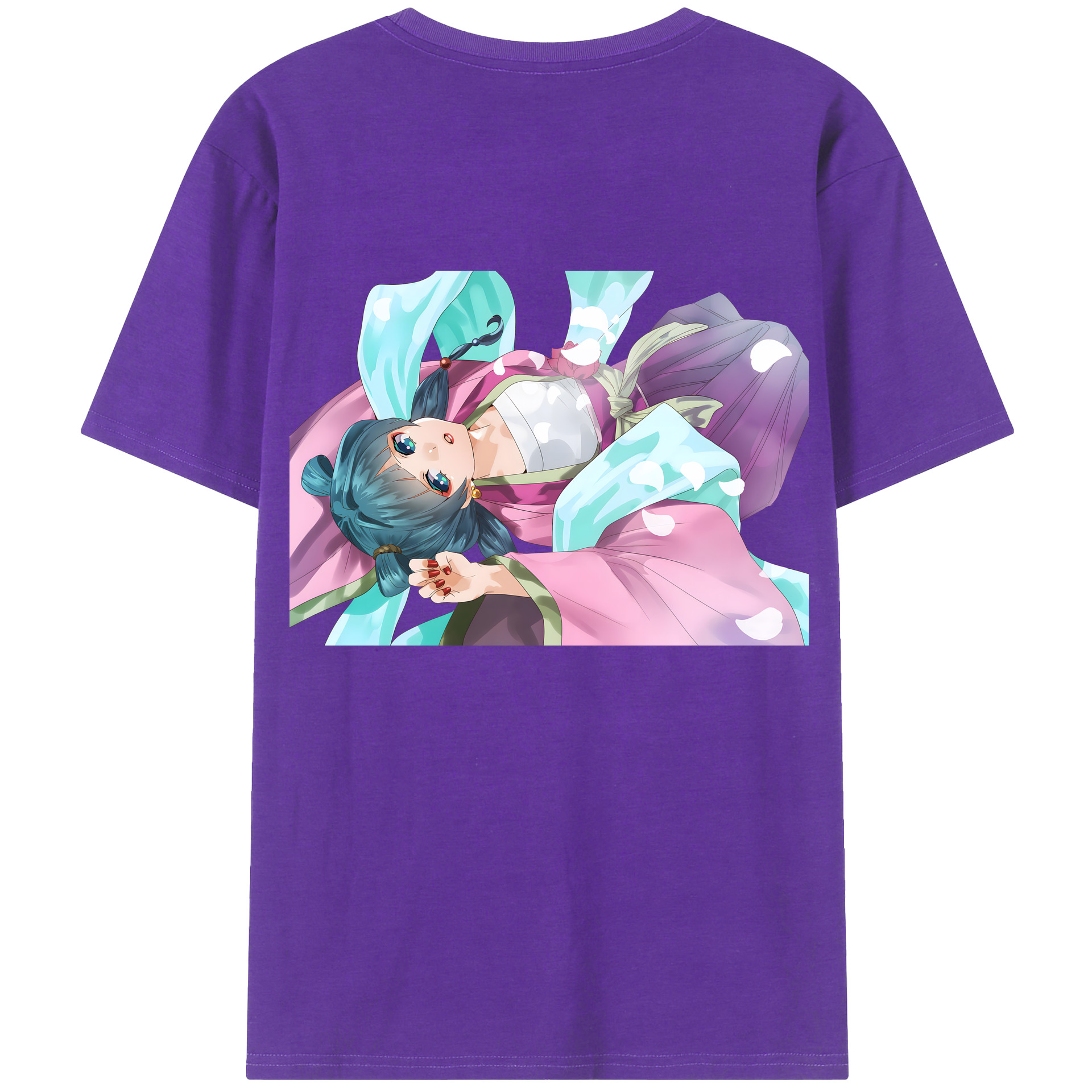 （画像用） 薬屋のひとりごと The Apothecary Diaries 綿100％ メンズ半袖Tシャツ（バックプリント） 通気性