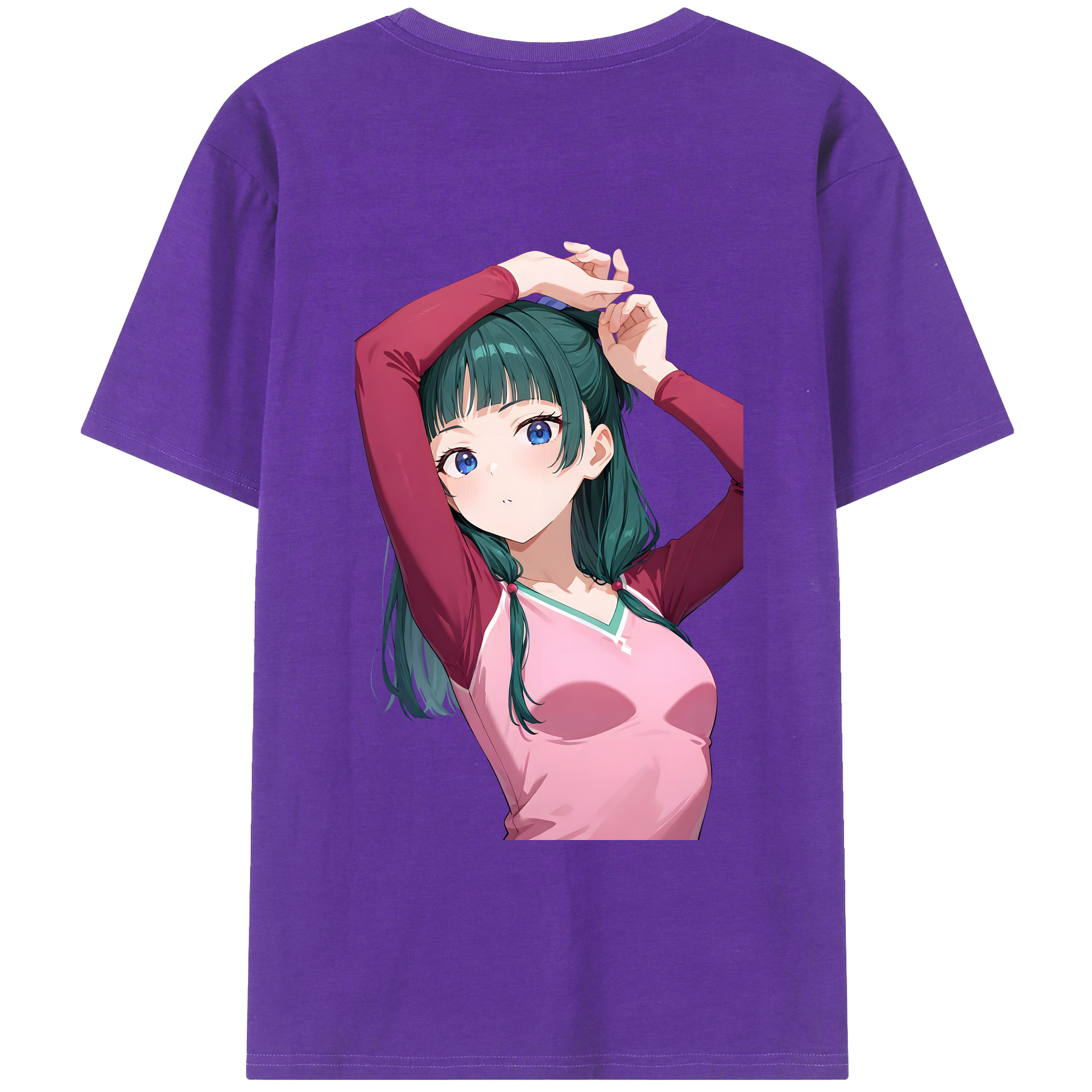 （画像用） 薬屋のひとりごと The Apothecary Diaries 綿100％ メンズ半袖Tシャツ（バックプリント） 通気性