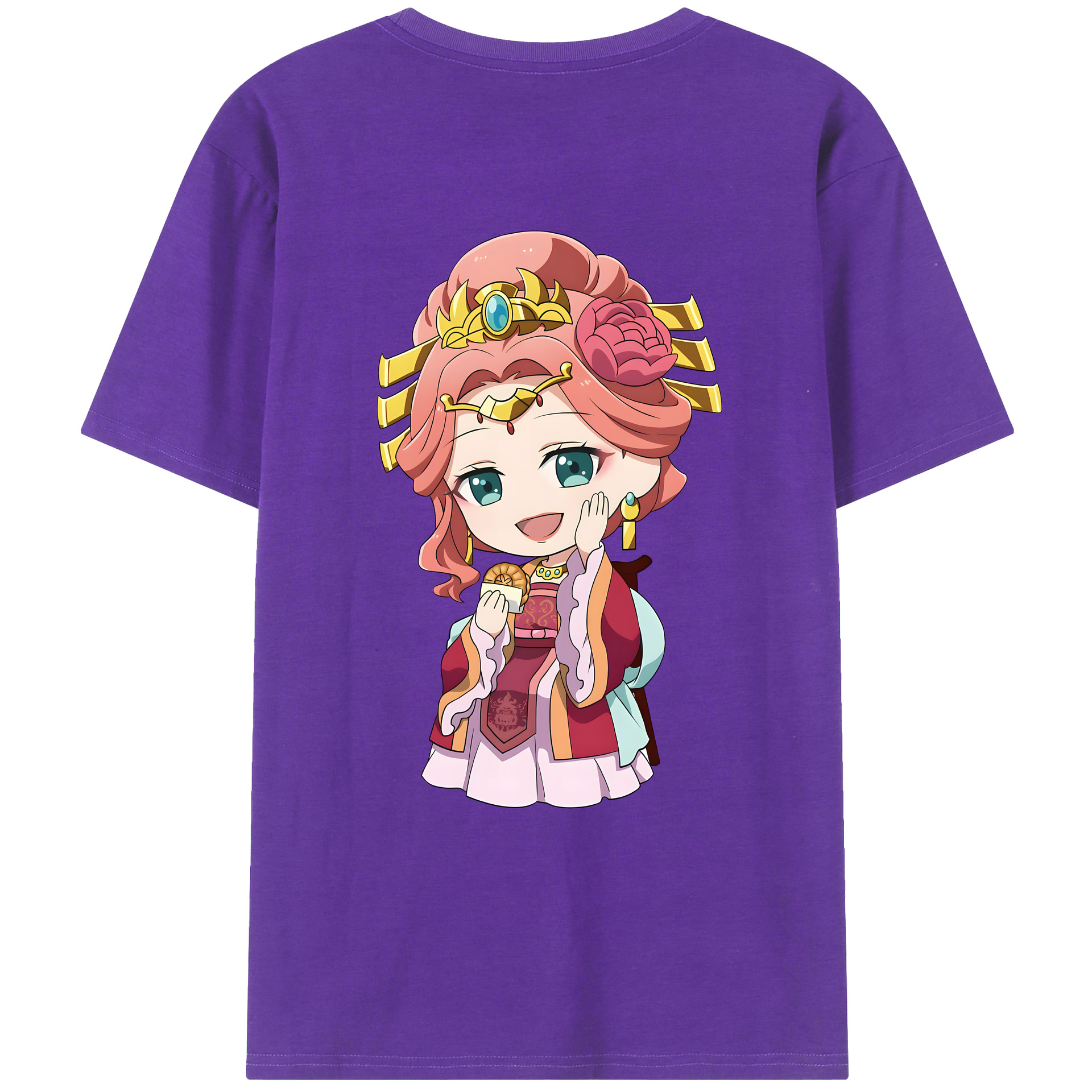 （画像用） 薬屋のひとりごと The Apothecary Diaries 綿100％ メンズ半袖Tシャツ（バックプリント） 通気性