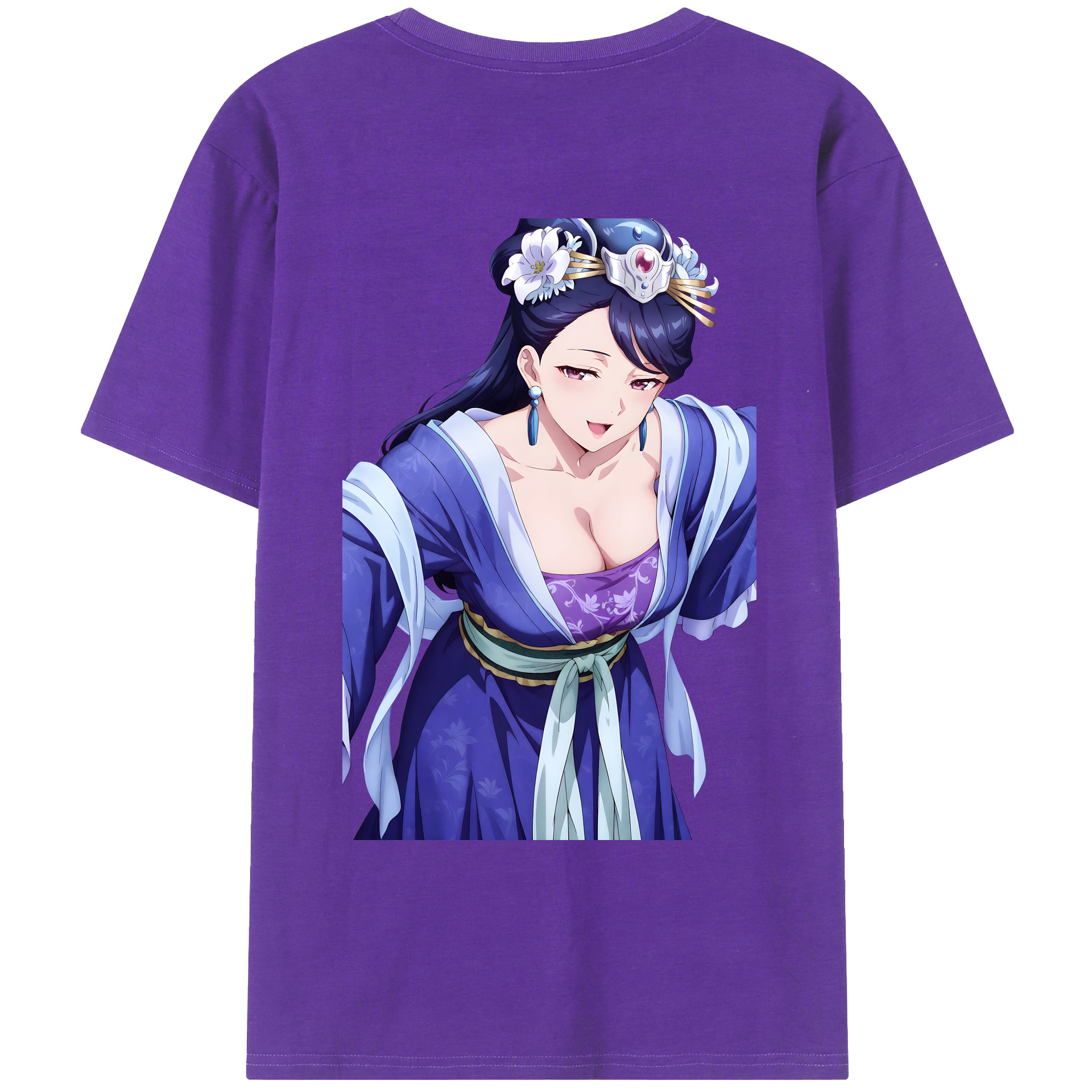 （画像用） 薬屋のひとりごと The Apothecary Diaries 綿100％ メンズ半袖Tシャツ（バックプリント） 通気性