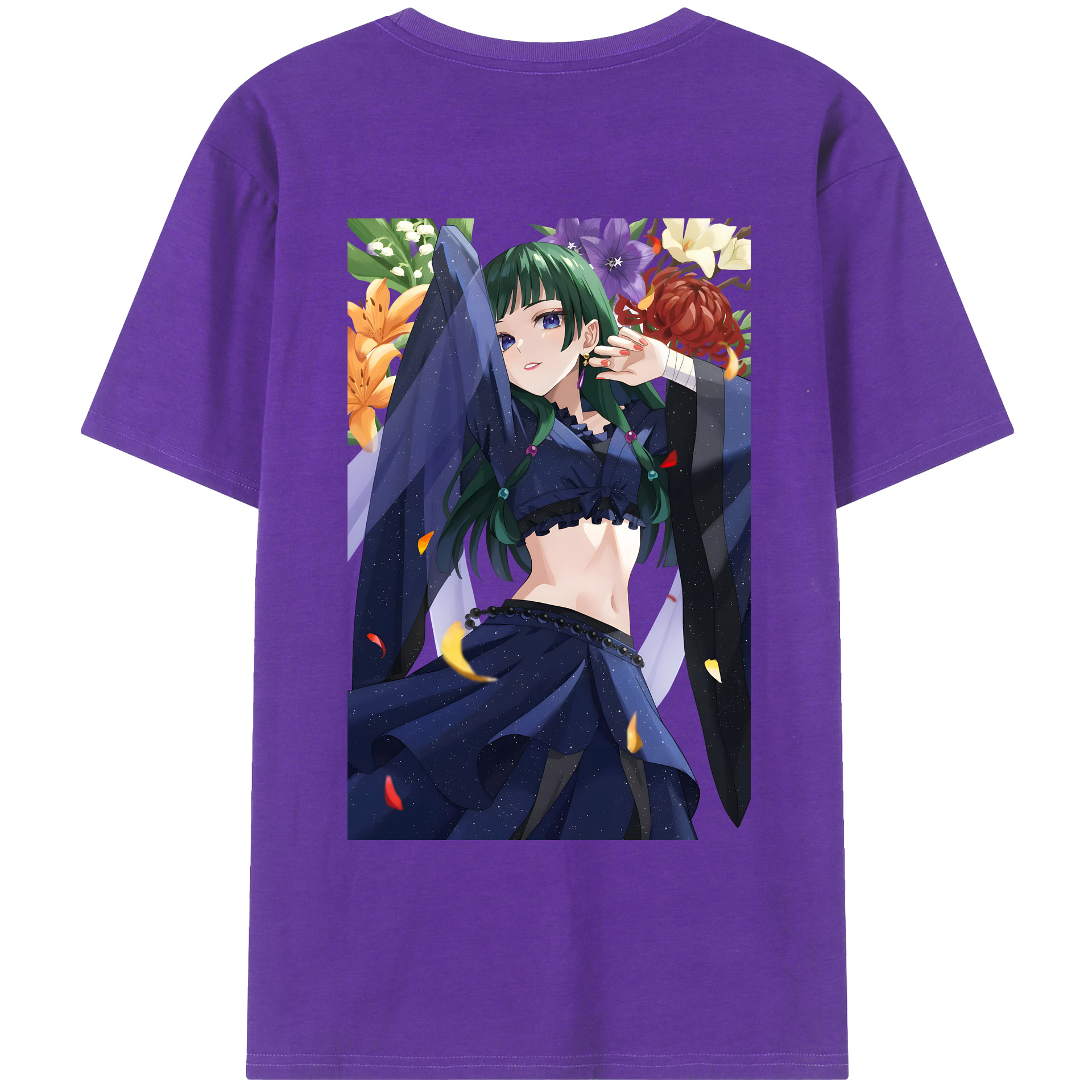 （画像用） 薬屋のひとりごと The Apothecary Diaries 綿100％ メンズ半袖Tシャツ（バックプリント） 通気性
