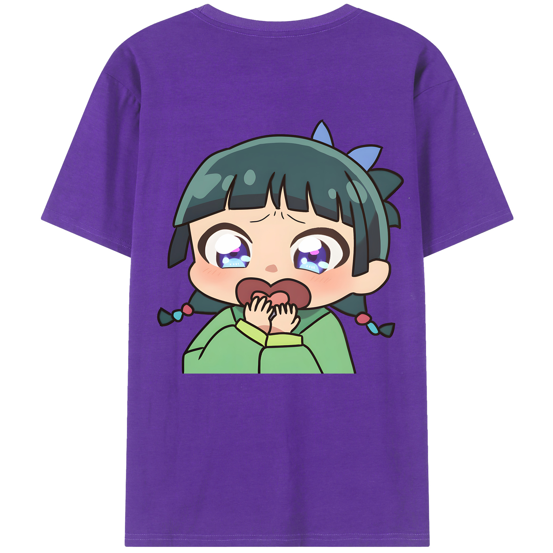 （画像用） 薬屋のひとりごと The Apothecary Diaries 綿100％ メンズ半袖Tシャツ（バックプリント） 通気性
