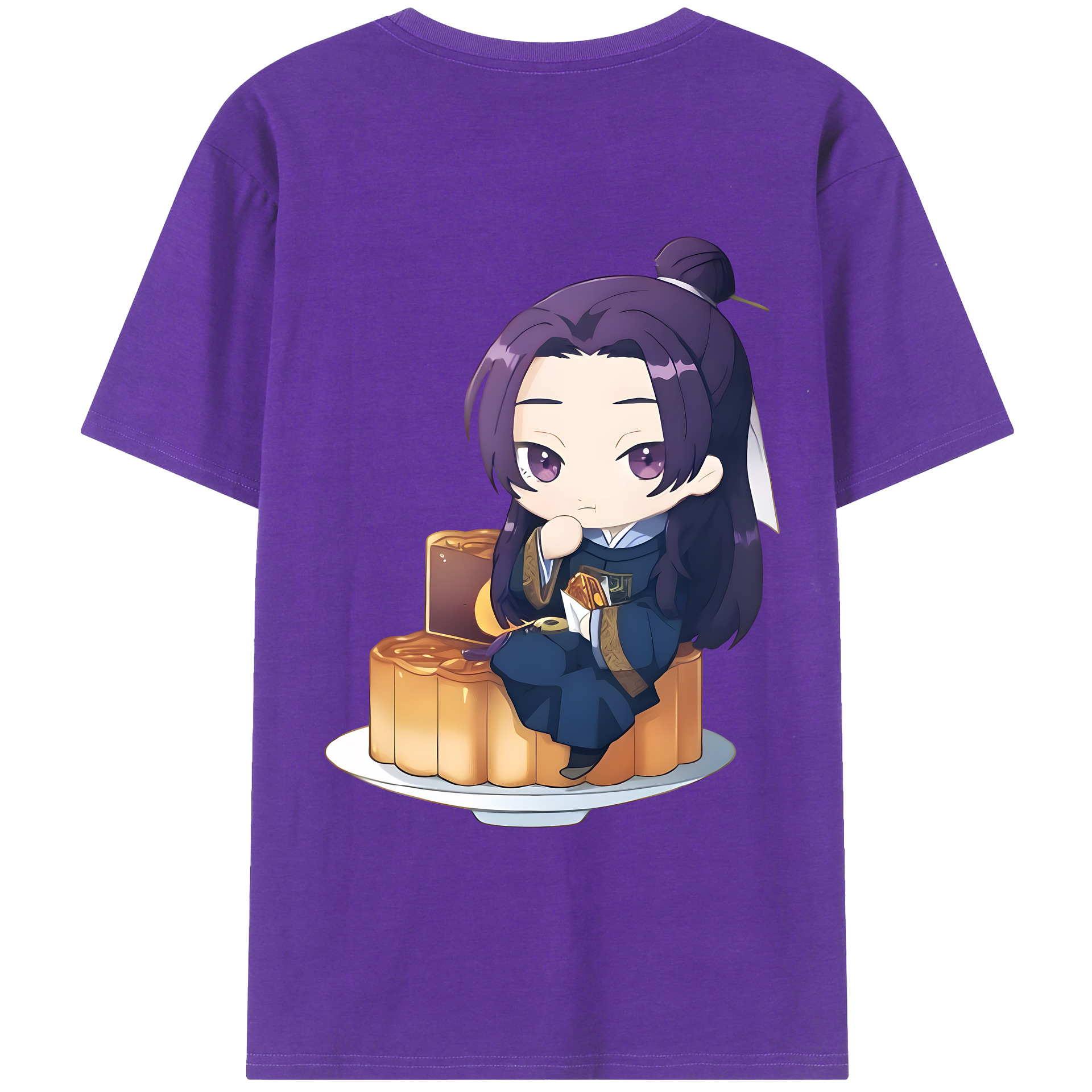 （画像用） 薬屋のひとりごと The Apothecary Diaries 綿100％ メンズ半袖Tシャツ（バックプリント） 通気性