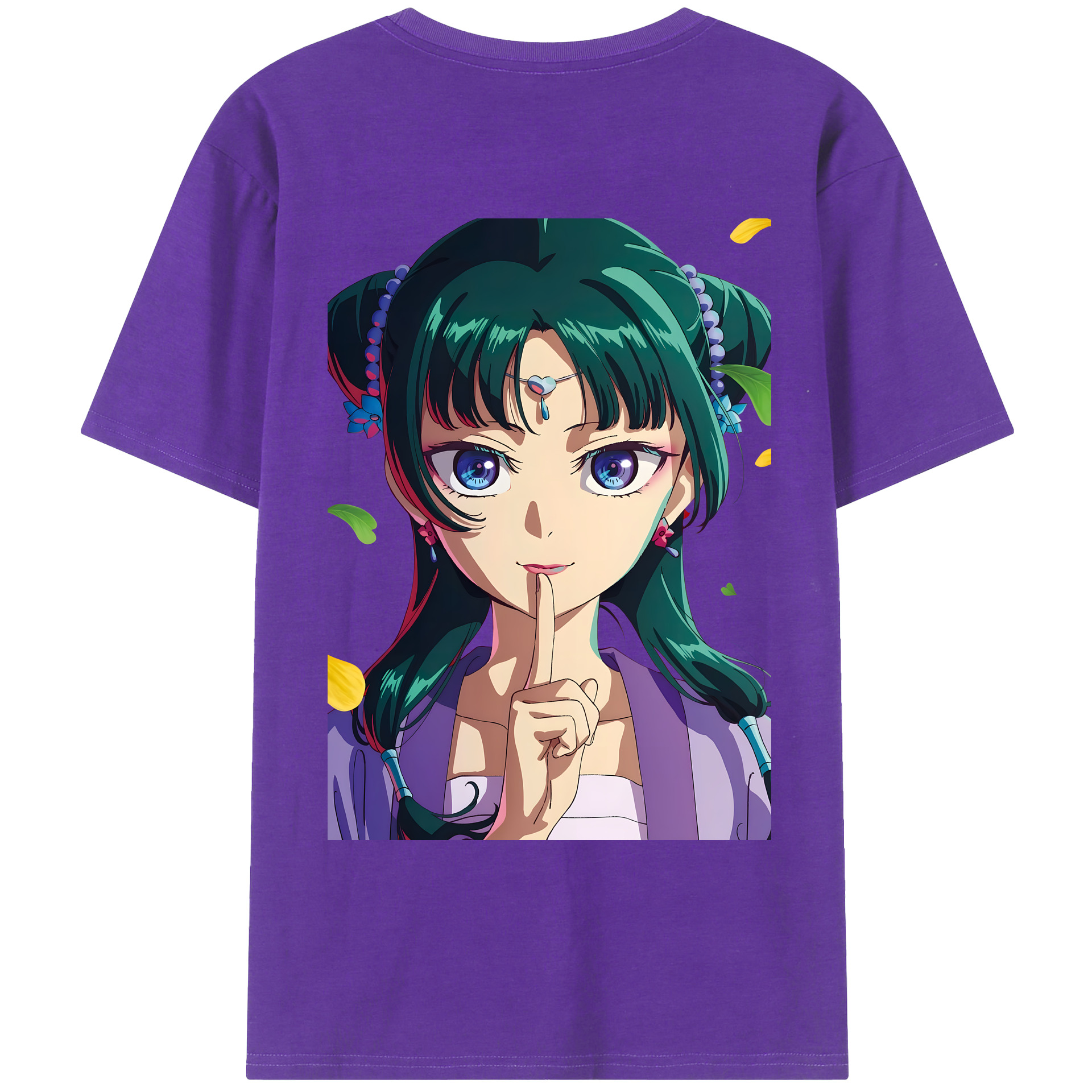 （画像用） 薬屋のひとりごと The Apothecary Diaries 綿100％ メンズ半袖Tシャツ（バックプリント） 通気性