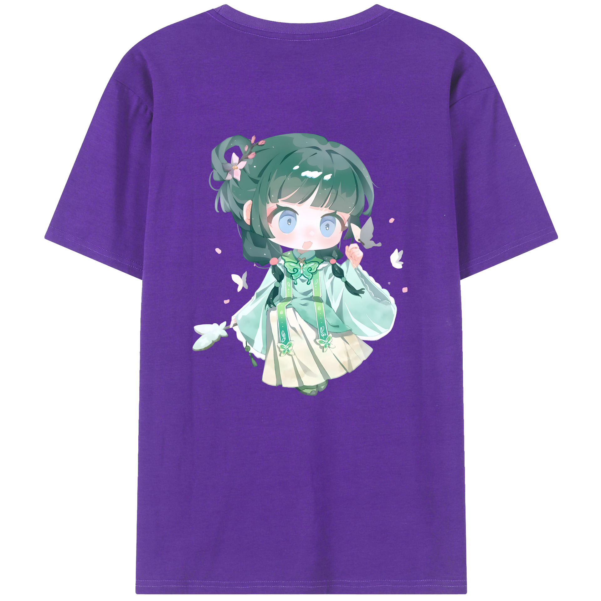 （画像用） 薬屋のひとりごと The Apothecary Diaries 綿100％ メンズ半袖Tシャツ（バックプリント） 通気性
