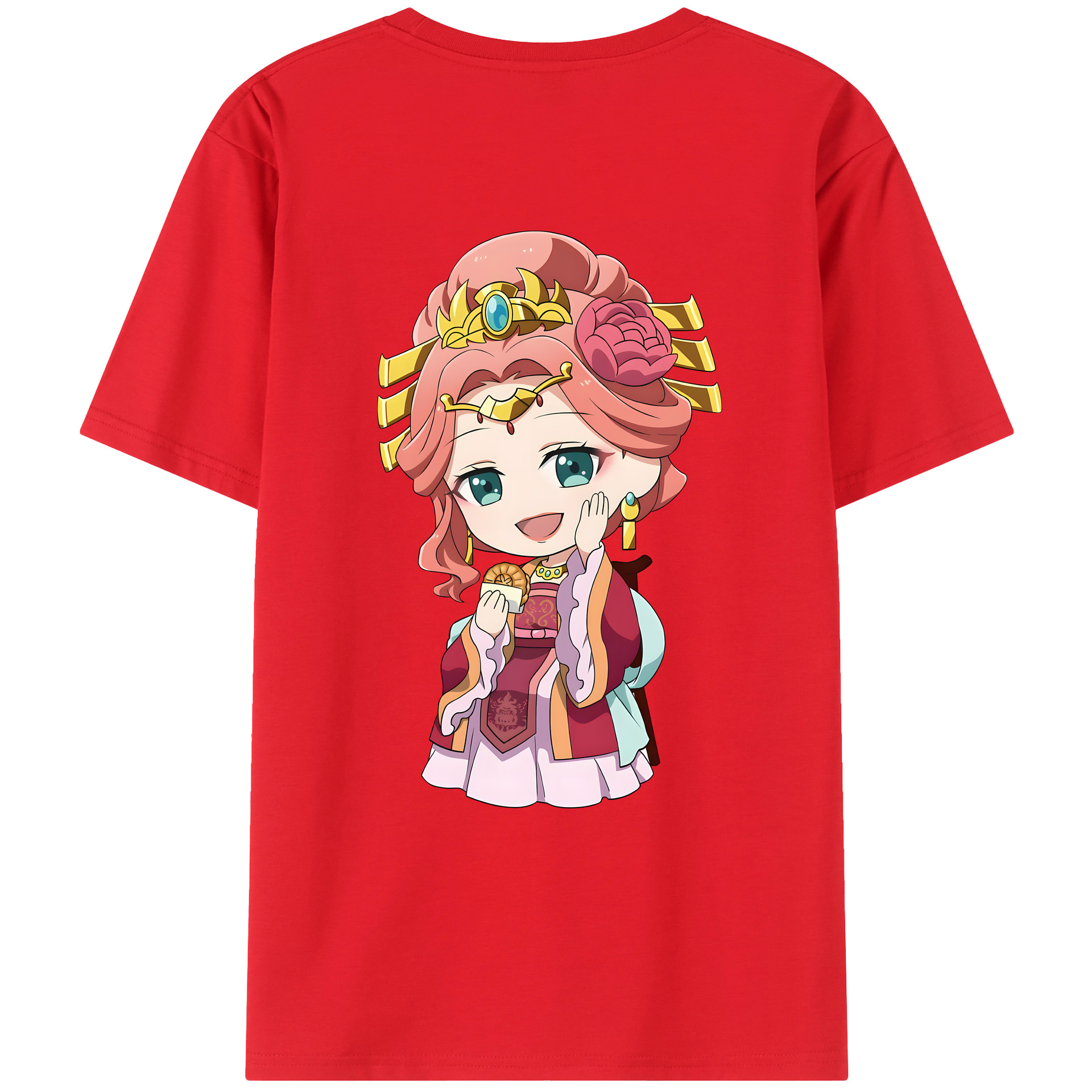 （画像用） 薬屋のひとりごと The Apothecary Diaries 綿100％ メンズ半袖Tシャツ（バックプリント） 通気性