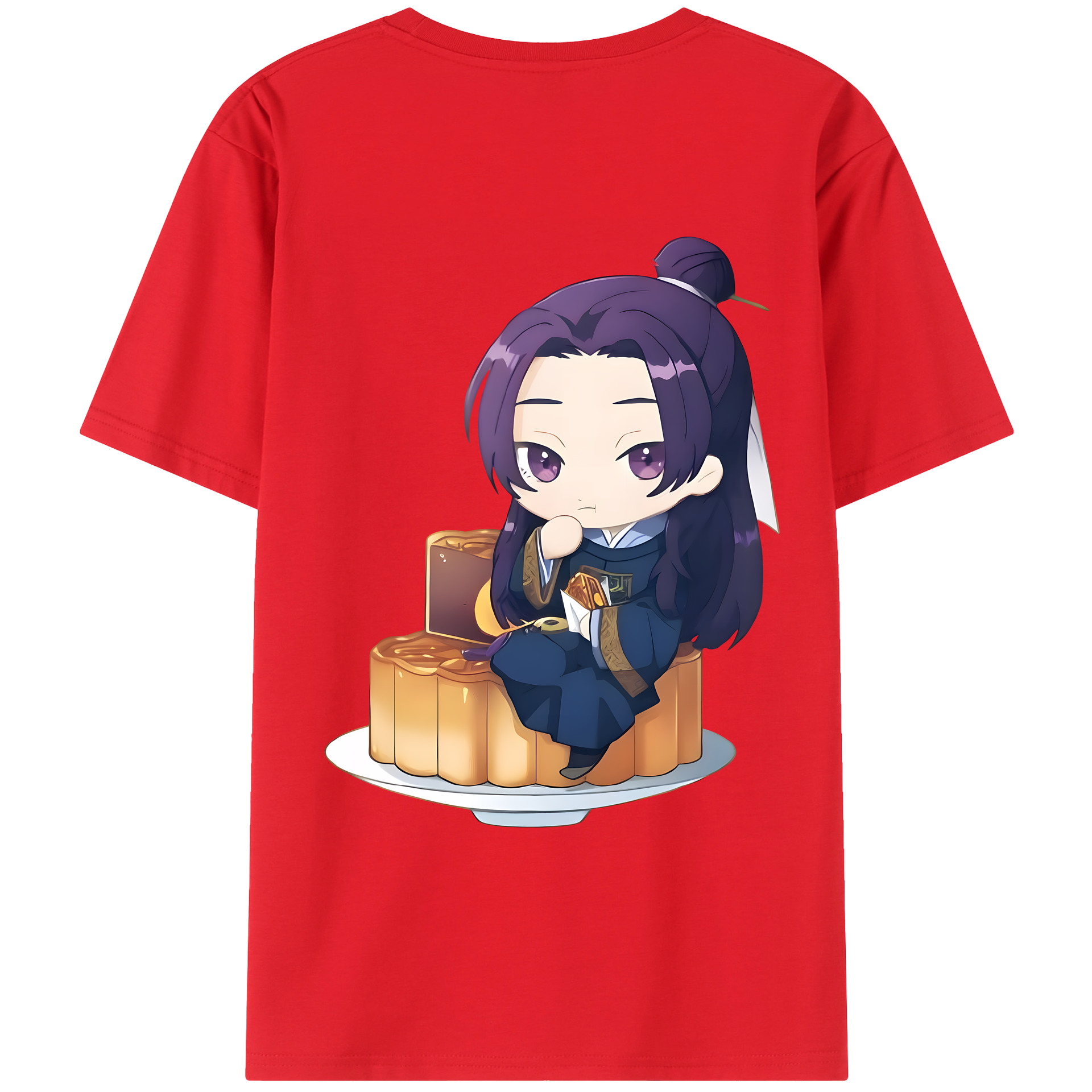（画像用） 薬屋のひとりごと The Apothecary Diaries 綿100％ メンズ半袖Tシャツ（バックプリント） 通気性