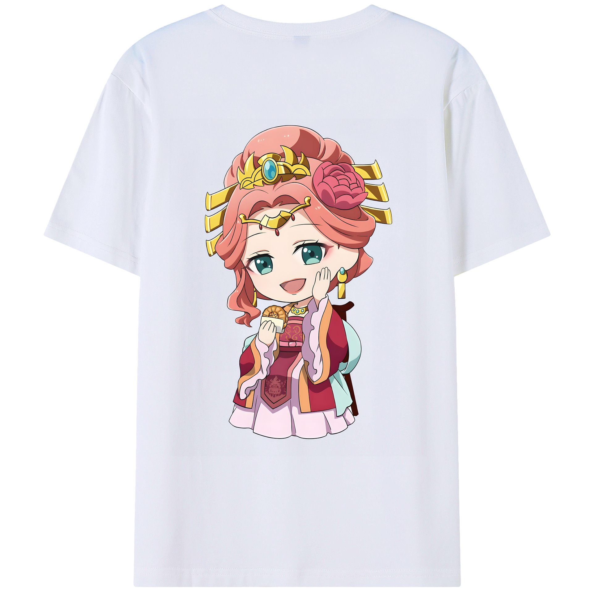 （画像用） 薬屋のひとりごと The Apothecary Diaries 綿100％ メンズ半袖Tシャツ（バックプリント） 通気性