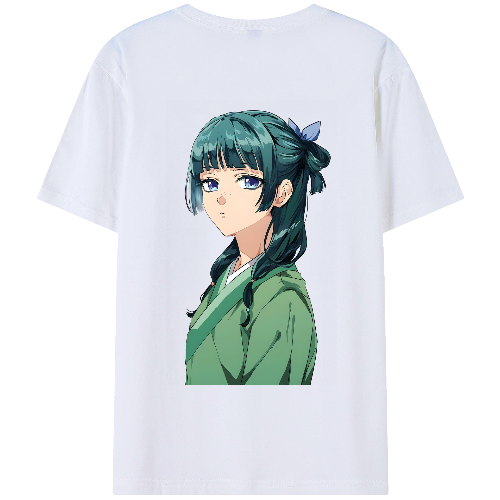（画像用） 薬屋のひとりごと The Apothecary Diaries 綿100％ メンズ半袖Tシャツ（バックプリント） 通気性