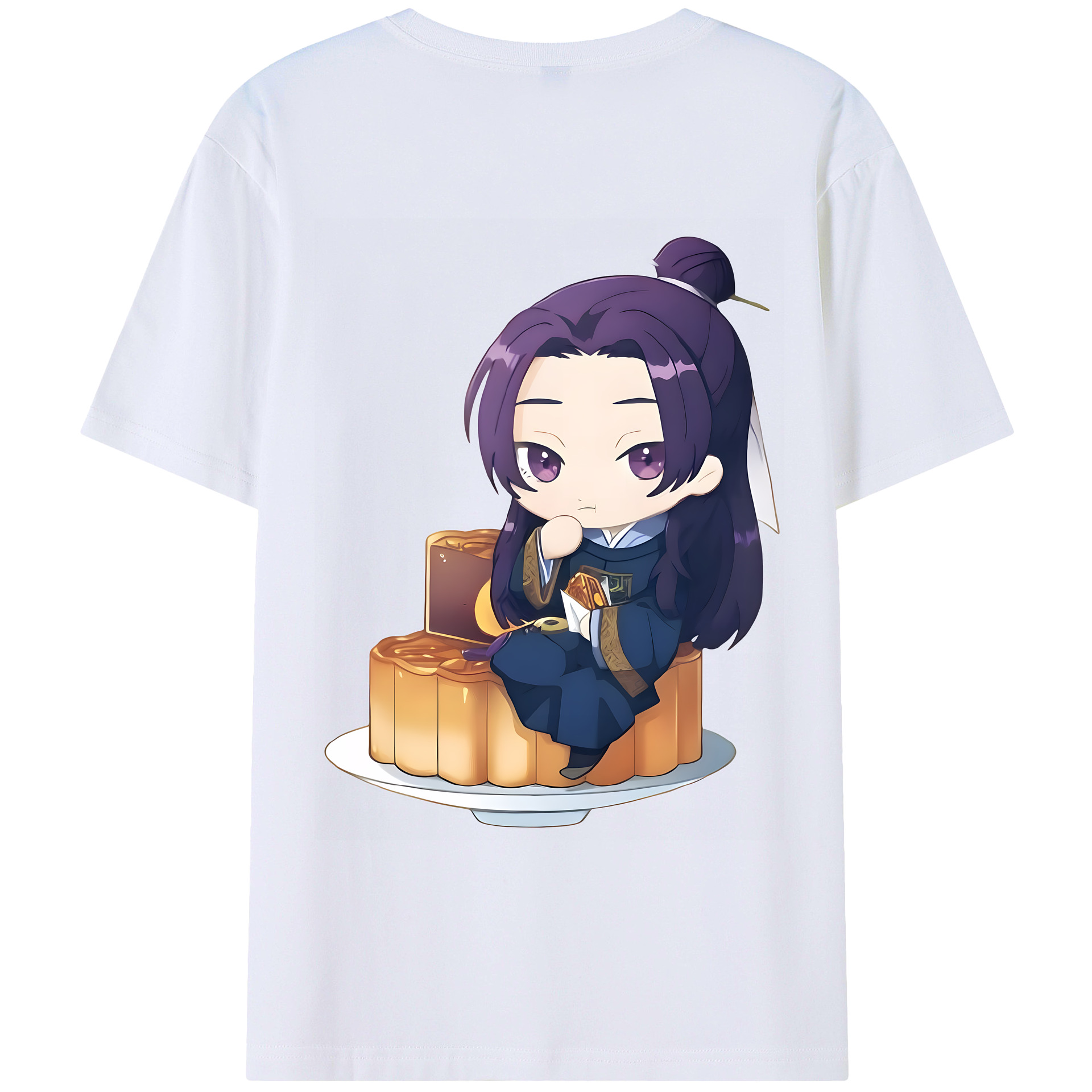 （画像用） 薬屋のひとりごと The Apothecary Diaries 綿100％ メンズ半袖Tシャツ（バックプリント） 通気性